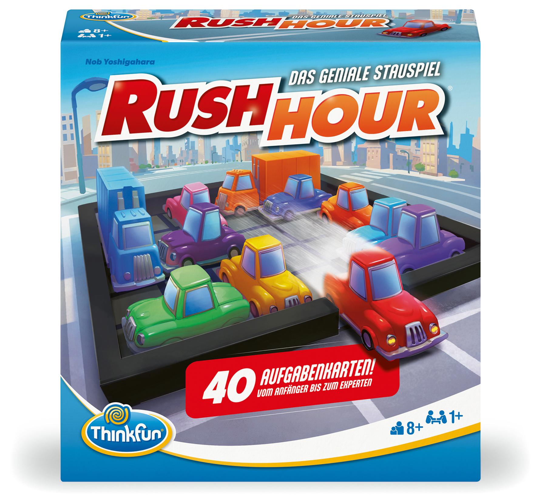 Rush Hour® - Das geniale Stauspiel. Logikspiel von Thinkfun für Jungen und Mädchen ab 8 Jahren