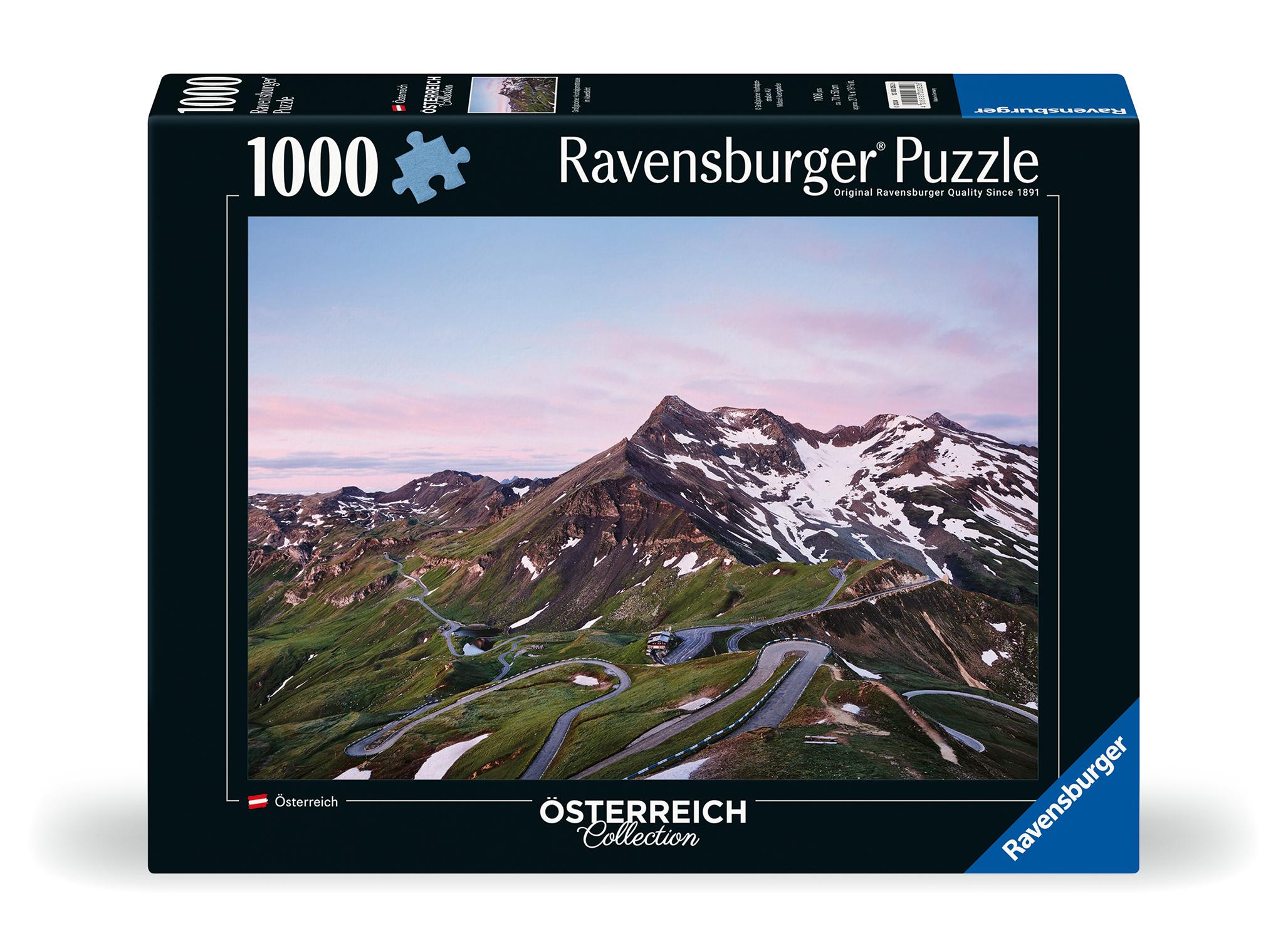 Ravensburger Puzzle 12000352 - Großglockner Hochalpenstraße - 1000 Teile Puzzle für Erwachsene und Kinder ab 14 Jahren