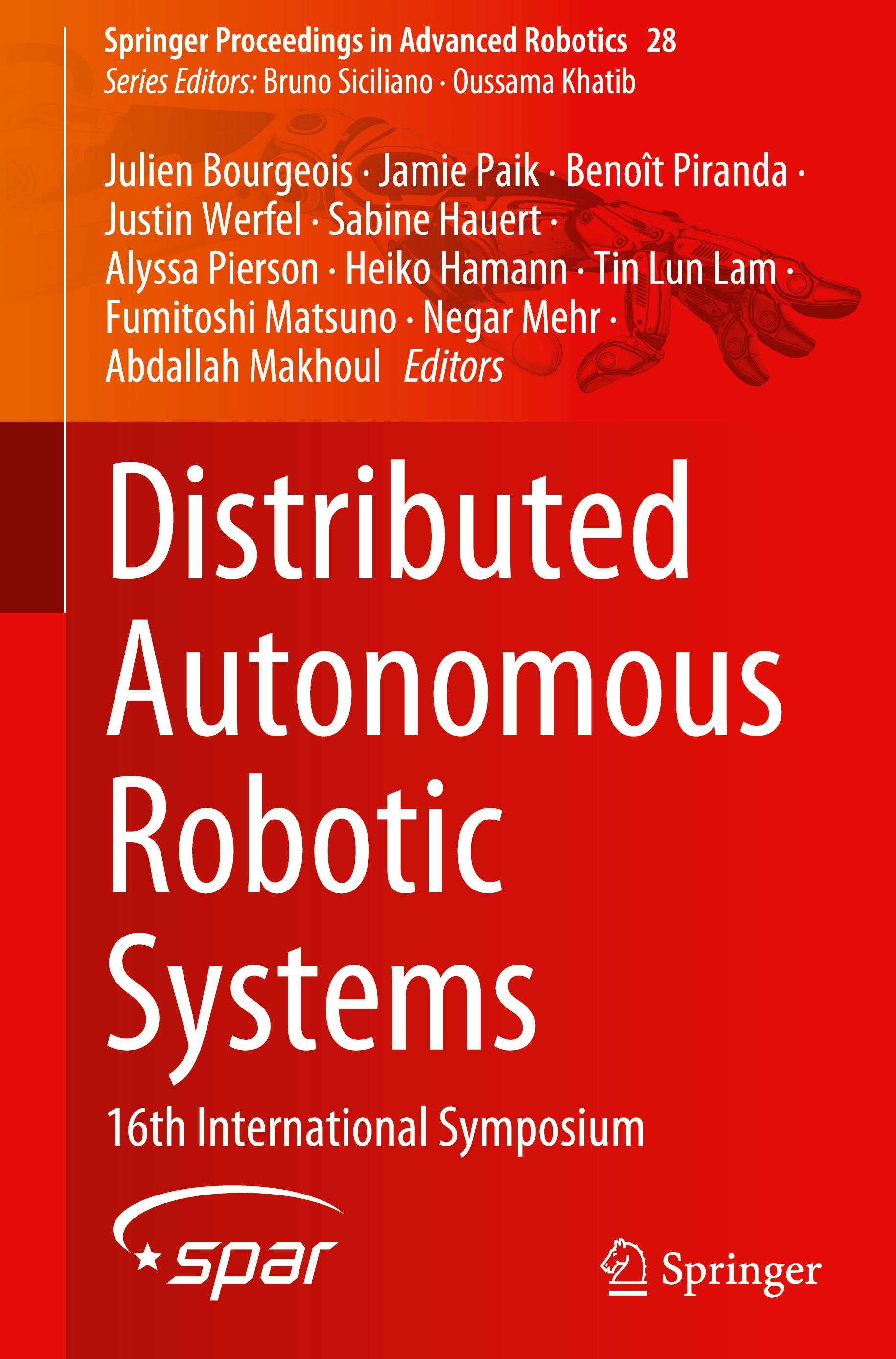 Distributed Autonomous Robotic Systems