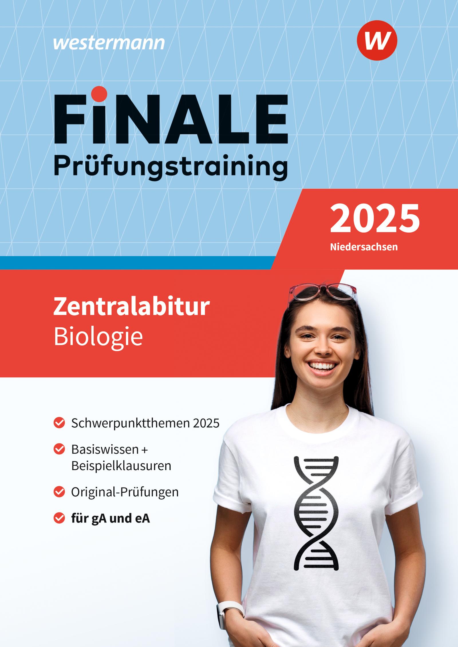 FiNALE Prüfungstraining Zentralabitur Niedersachsen. Biologie 2025