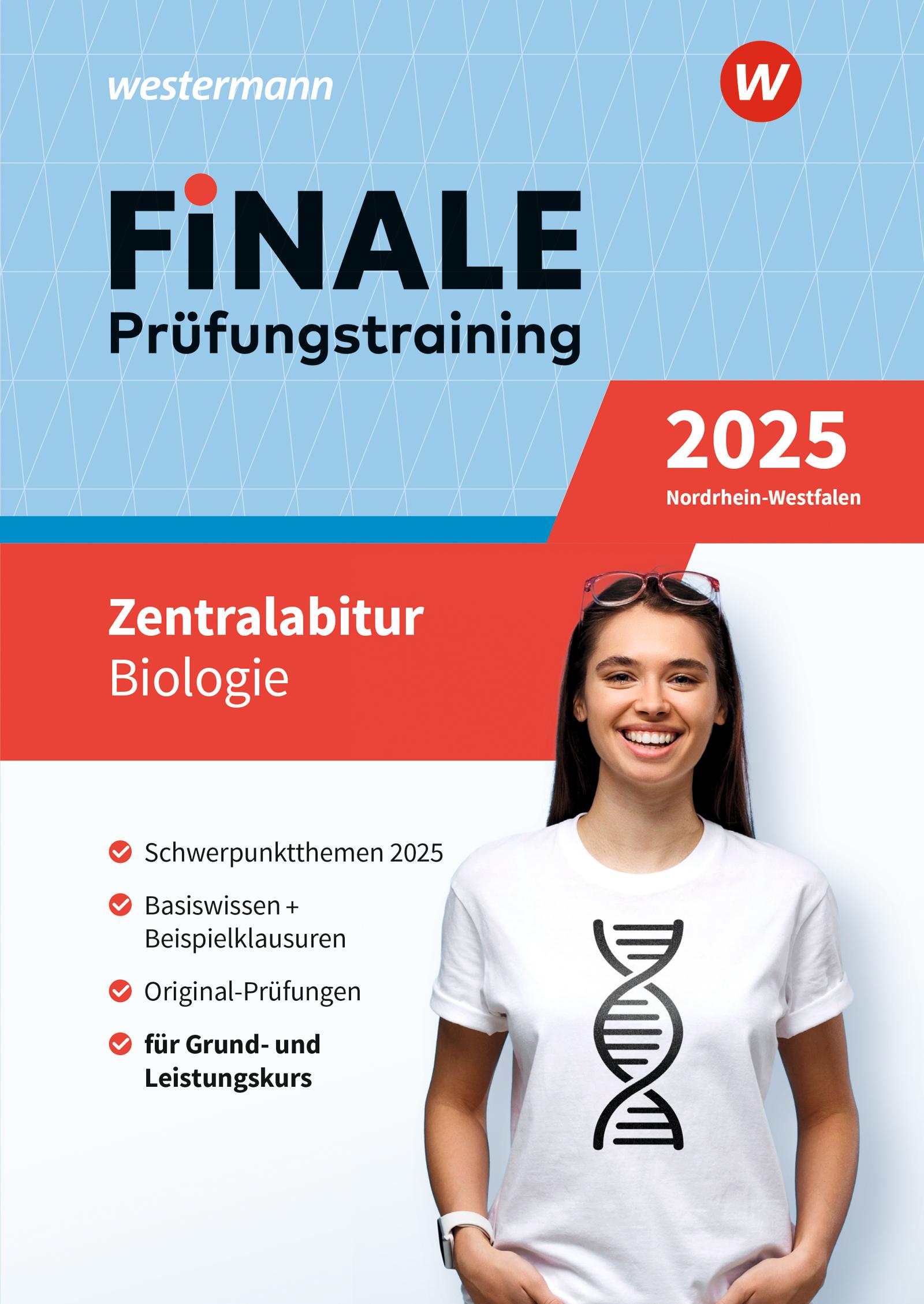 FiNALE Prüfungstraining Zentralabitur Nordrhein-Westfalen. Biologie 2025