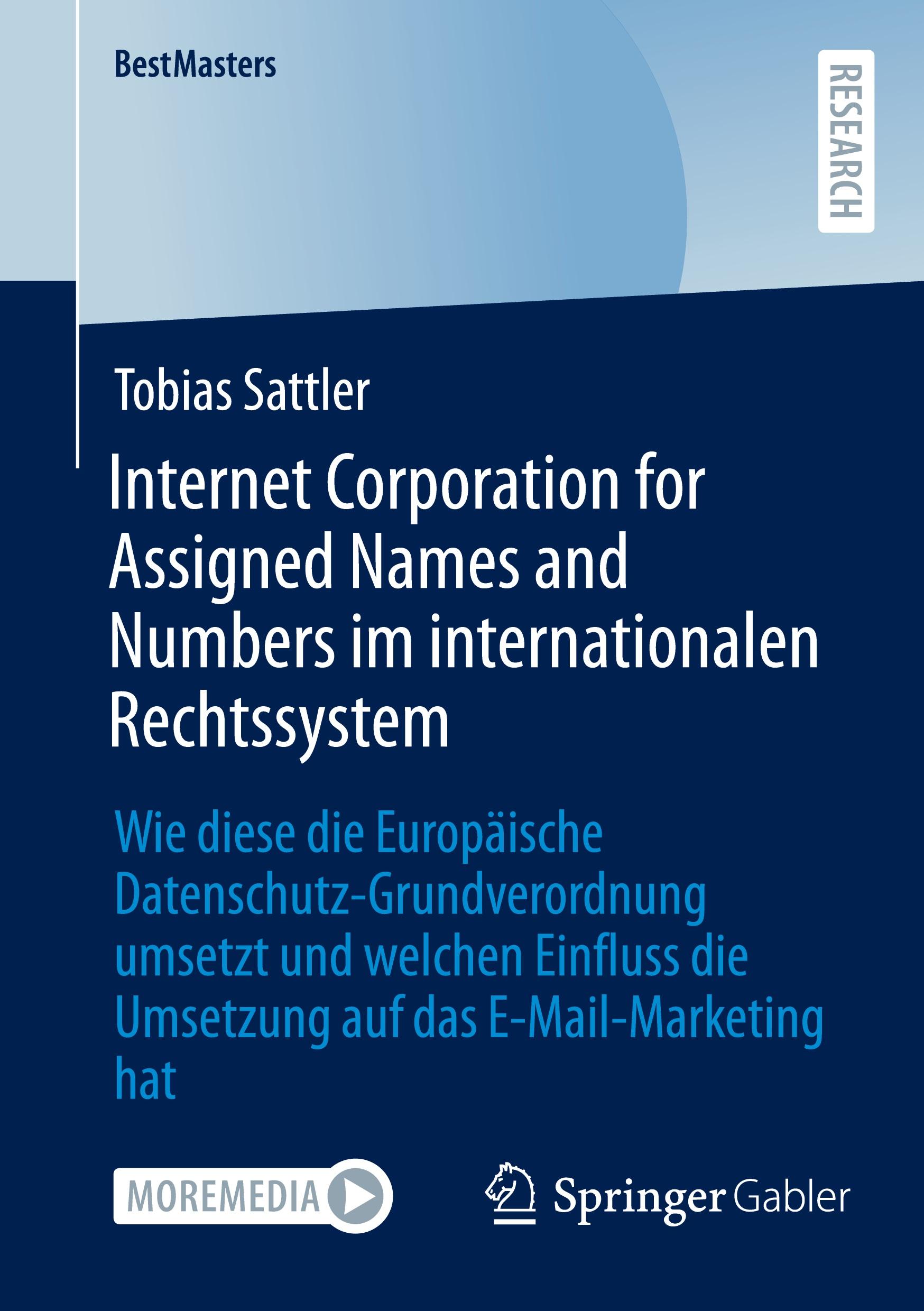 Internet Corporation for Assigned Names and Numbers im internationalen Rechtssystem