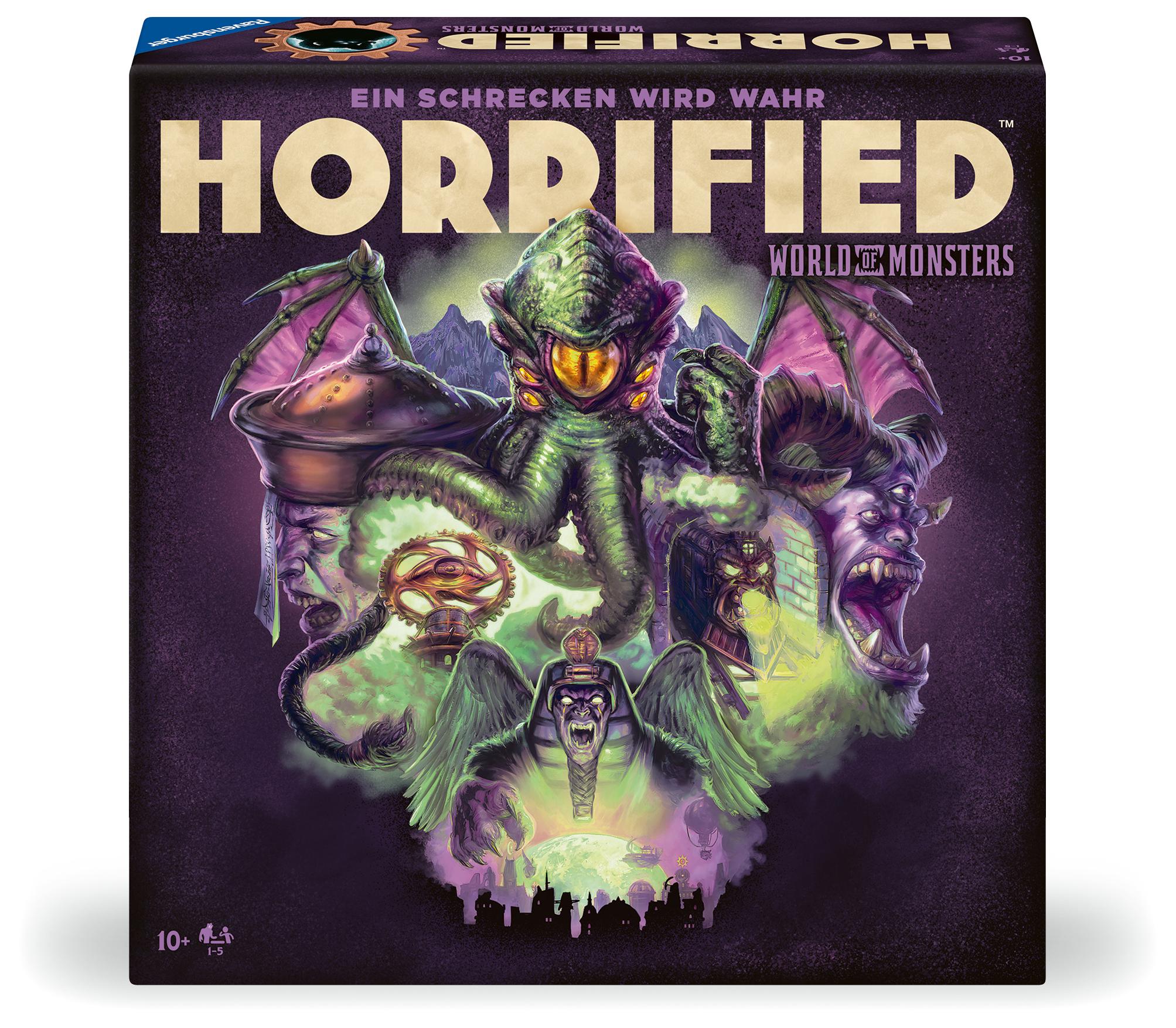 Ravensburger 22892 - Horrified: World of Monsters - Kooperatives und immersives Brettspiel für alle ab 10 Jahren, für Spieleabende mit Freunden oder Familie, für 1-5 Horrified-Fans