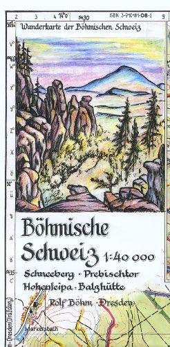 Böhmische Schweiz 1:40000