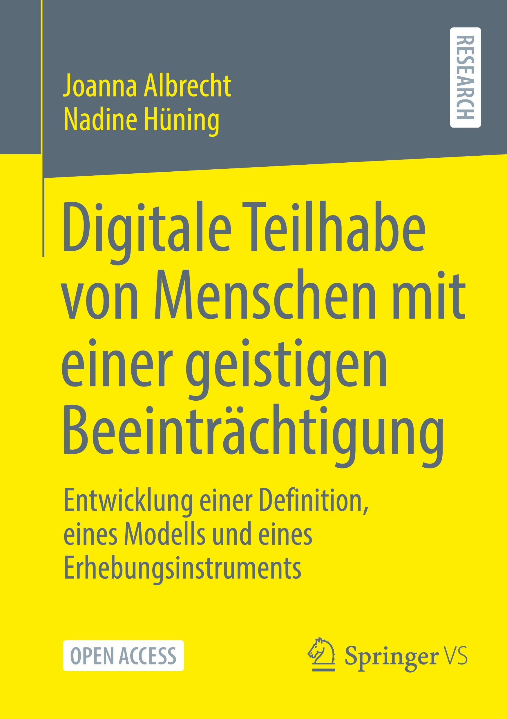 Digitale Teilhabe von Menschen mit einer geistigen Beeinträchtigung