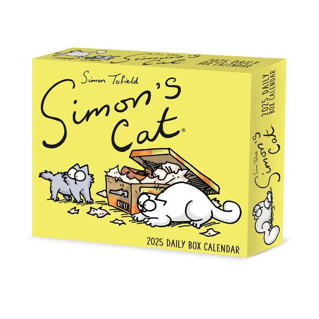 Simon's Cat 2025 6.2 X 5.4 Box Calendar