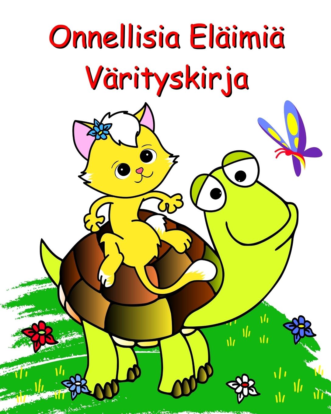 Onnellisia Eläimiä Värityskirja