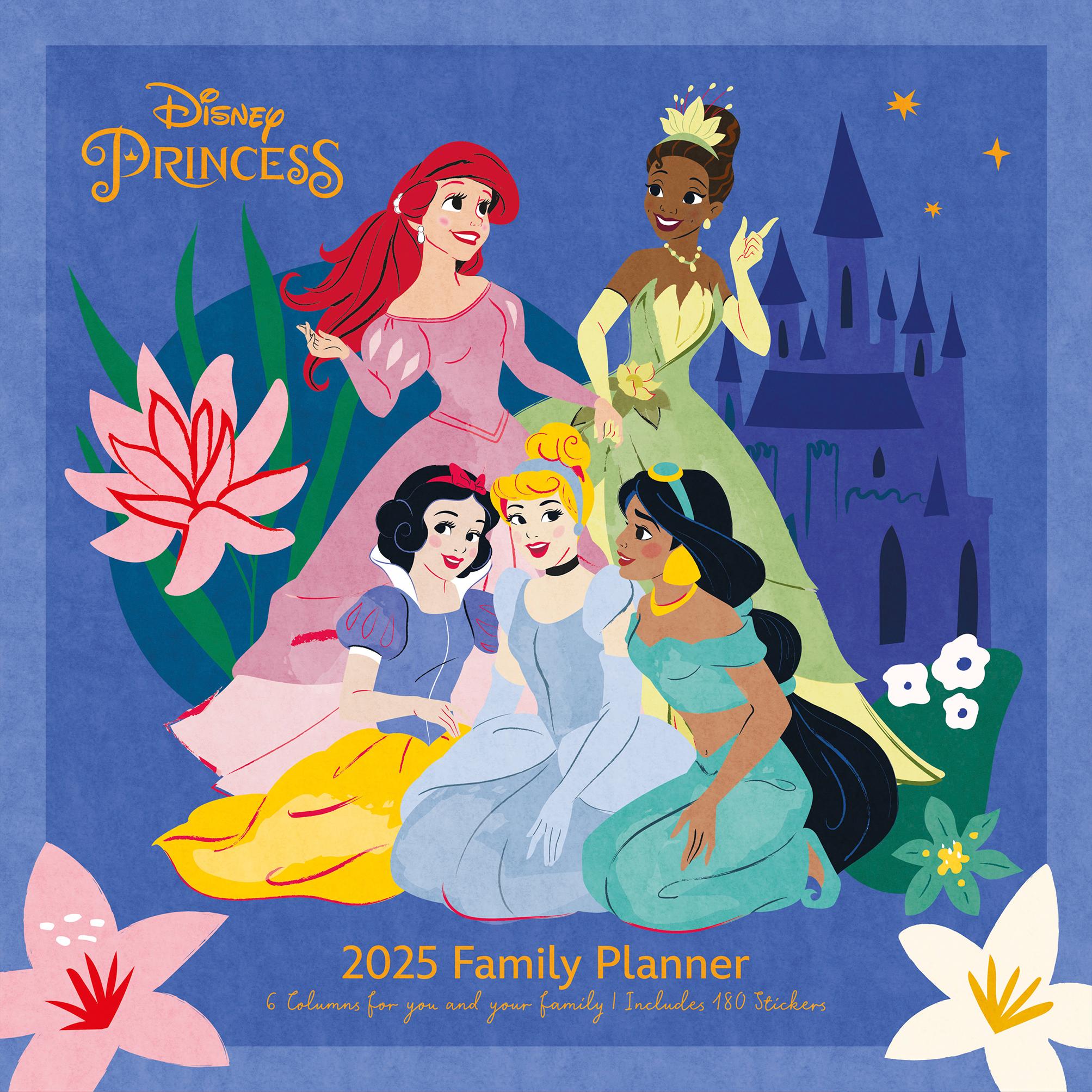 Disney Princess 2025 30X30 Familienplaner