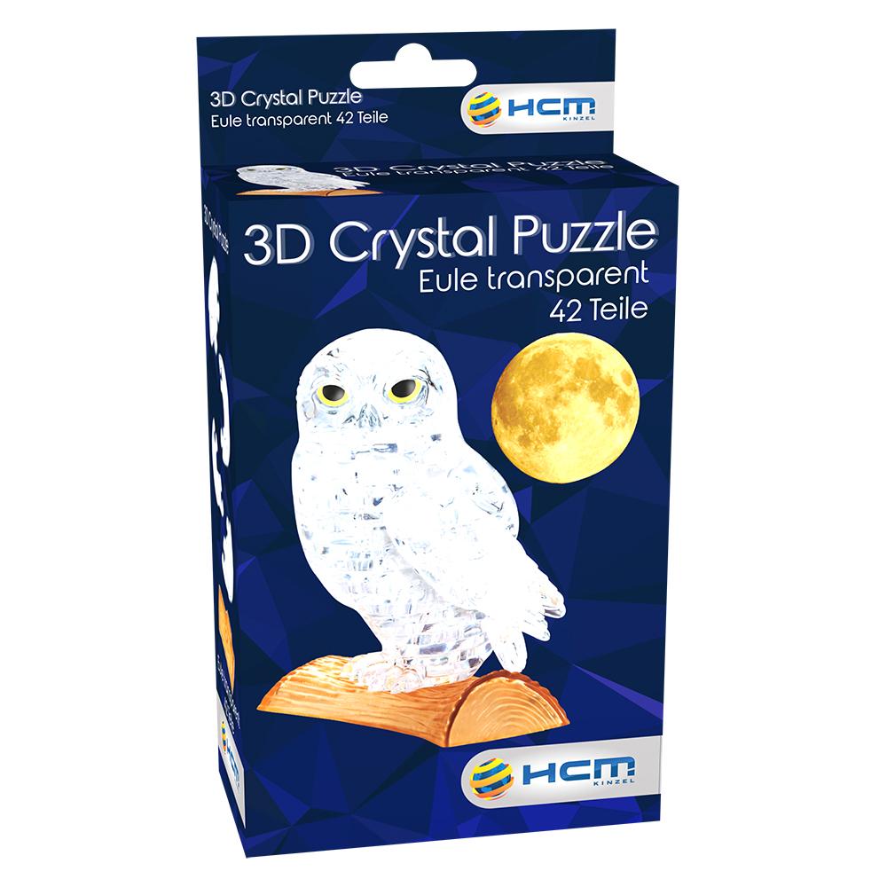 Crystal Puzzle - Eule Transparent - 42 Teile