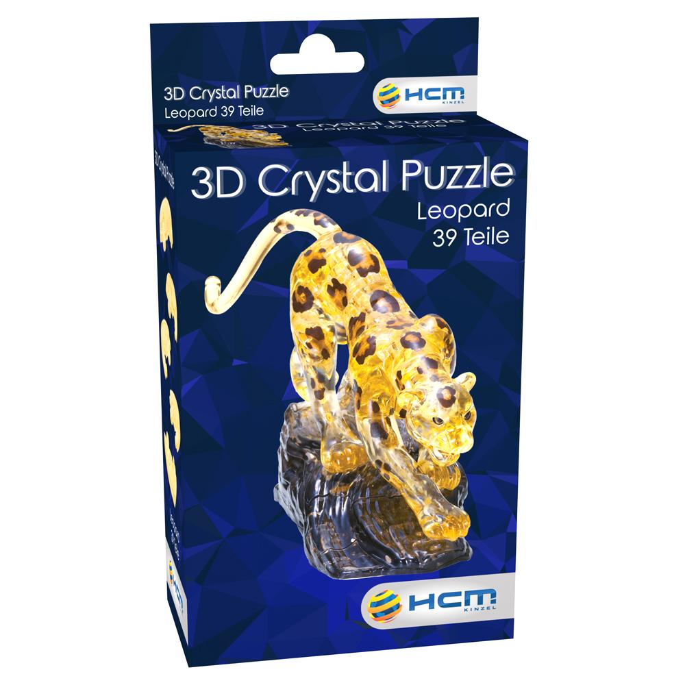 Crystal Puzzle - Leopard - 39 Teile