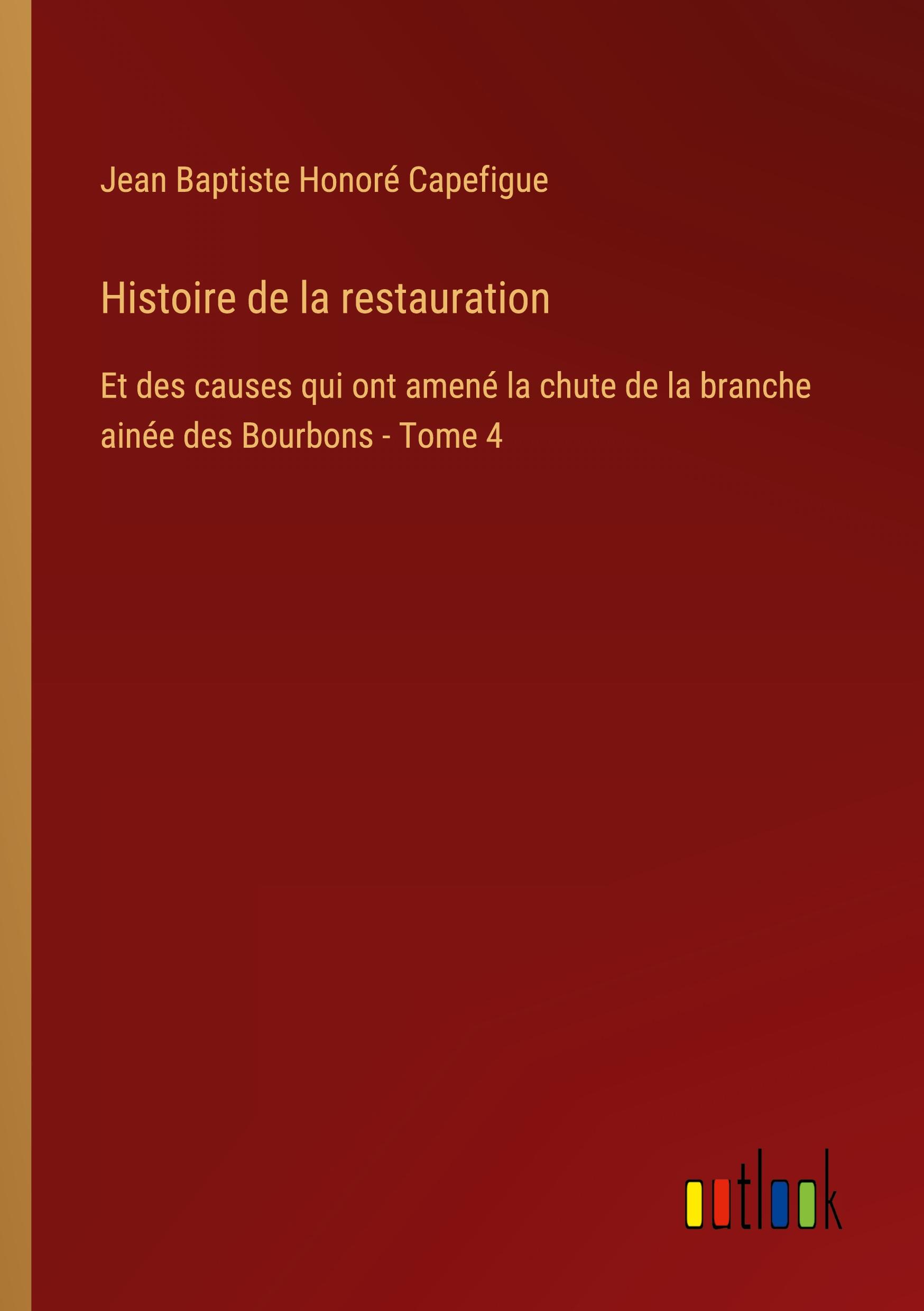 Histoire de la restauration