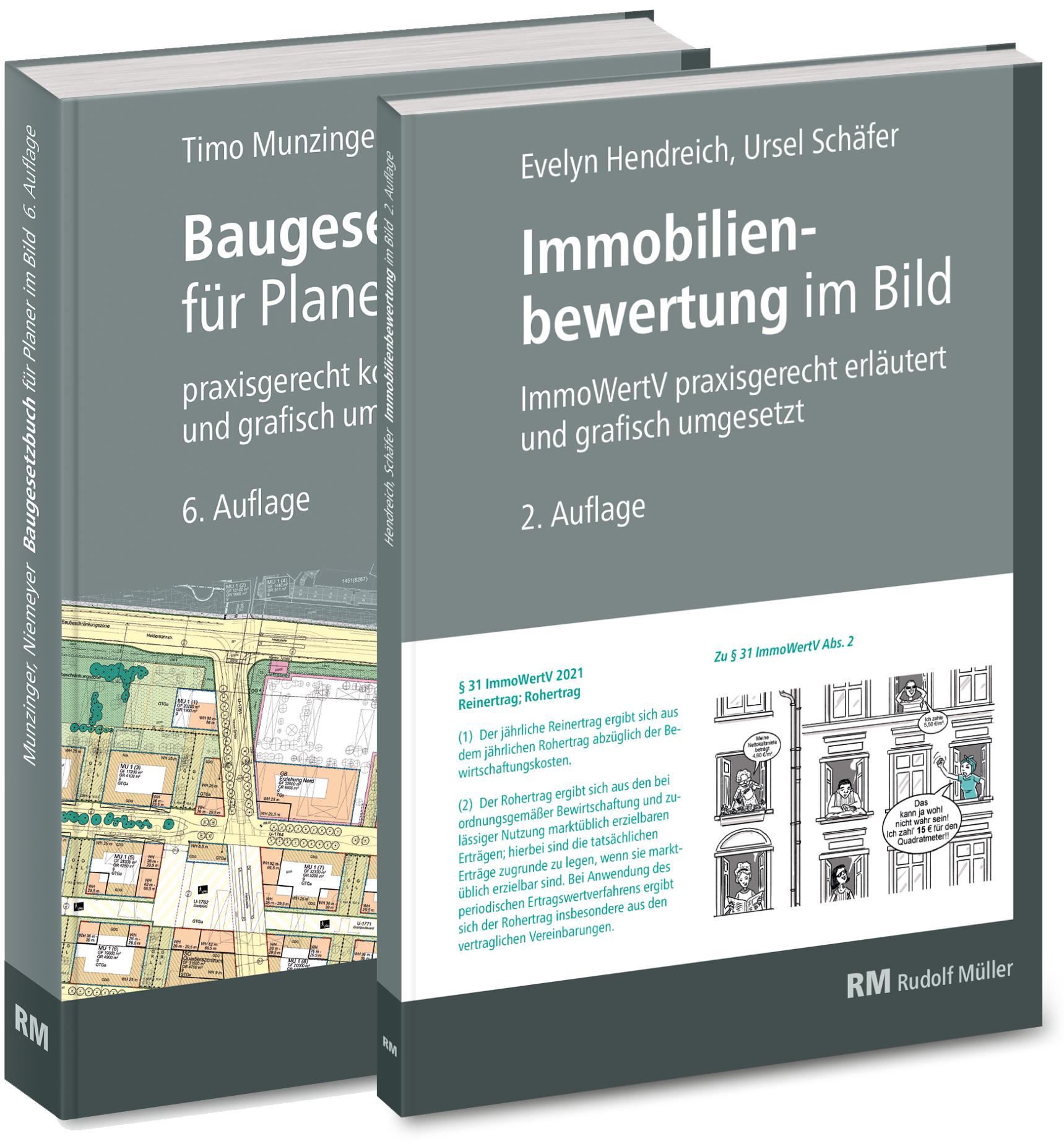 Buchpaket: Baugesetzbuch für Planer im Bild & Immobilienbewertung im Bild