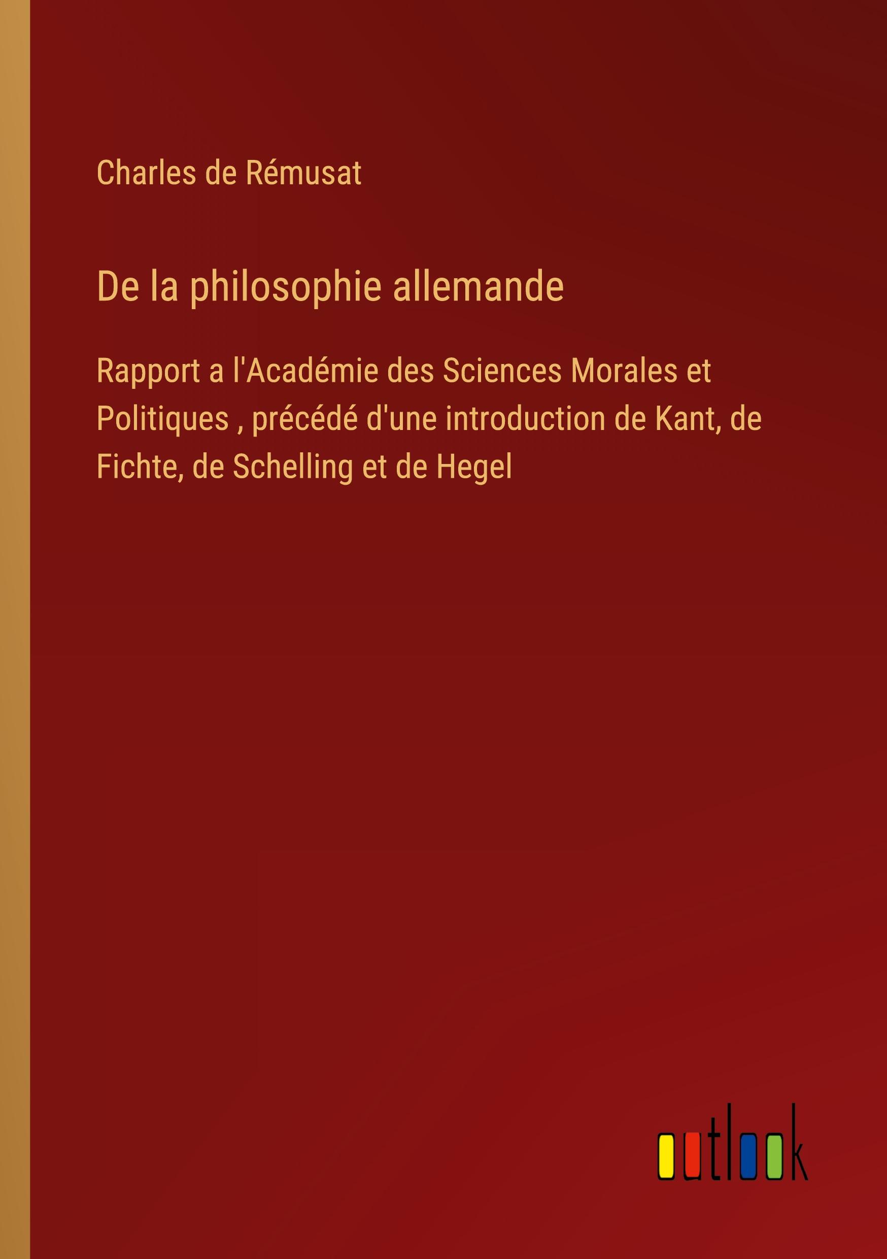 De la philosophie allemande