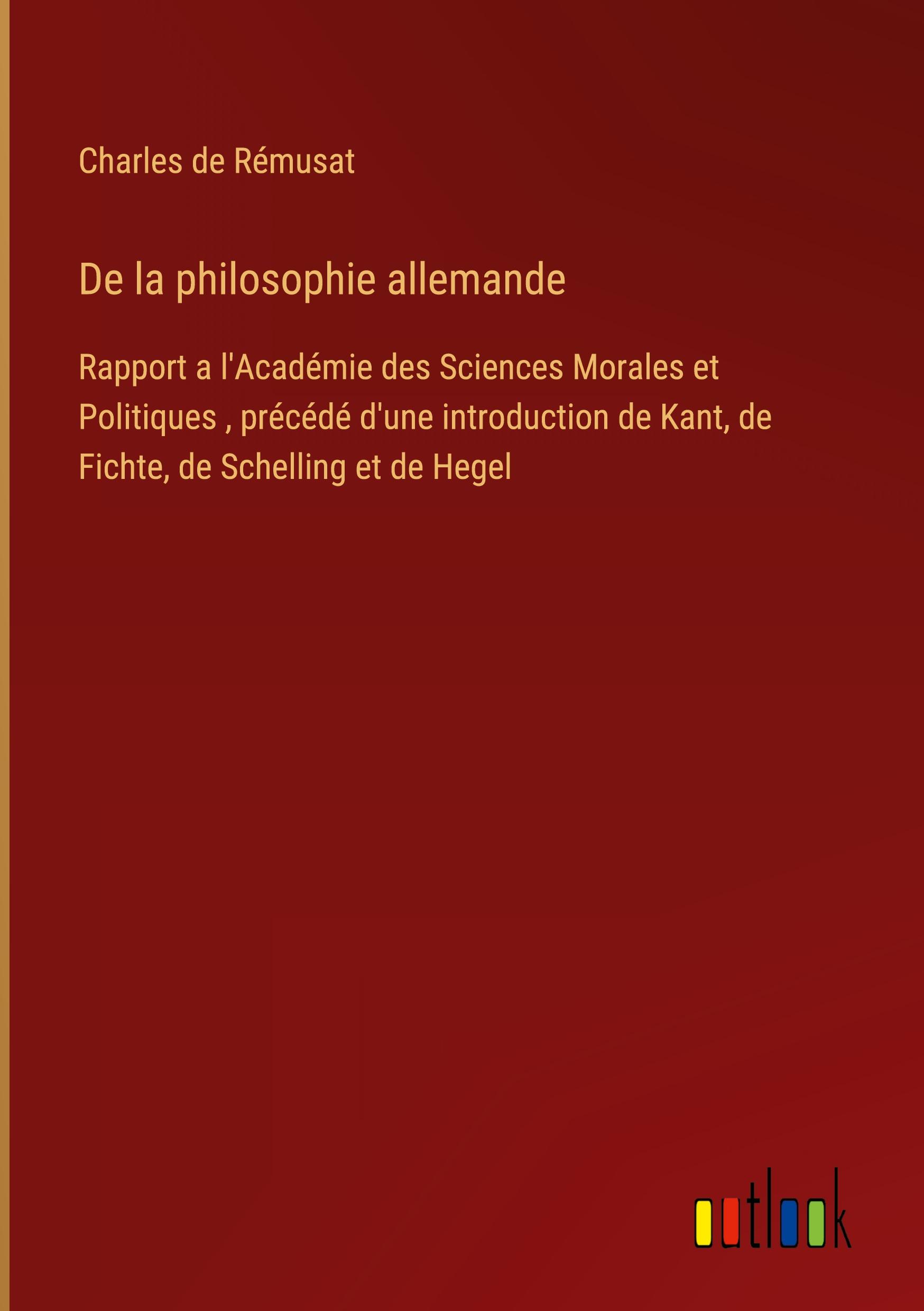 De la philosophie allemande