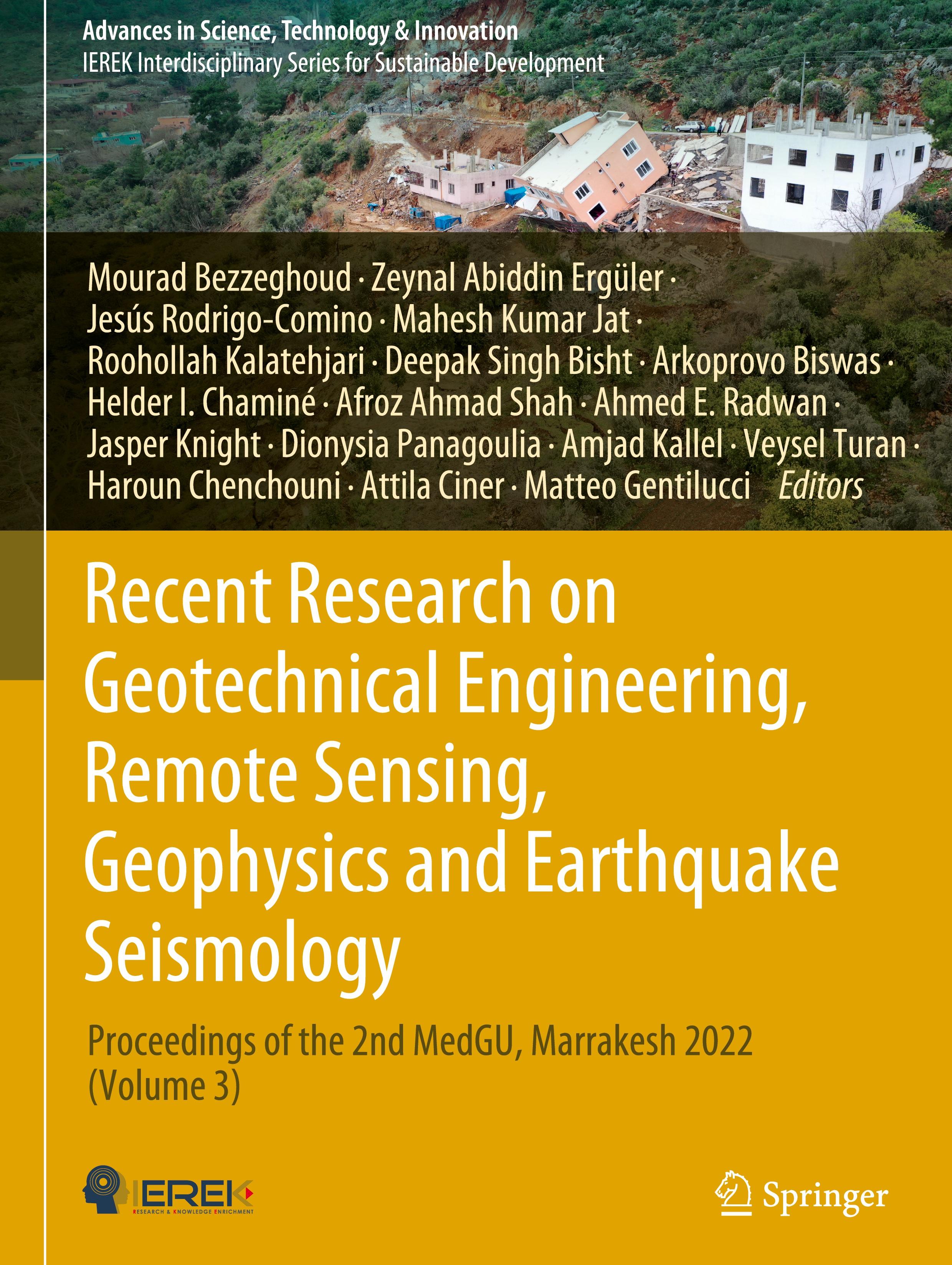 Recent Research on Geotechnical Engineering, Remote Sensing, Geophysics and Earthquake Seismology