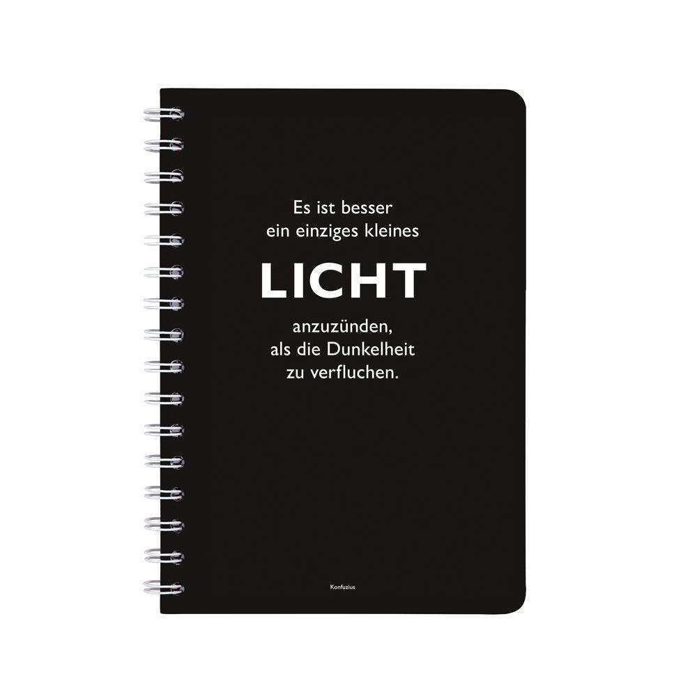 Ringbuch A5 Konfuzius Licht