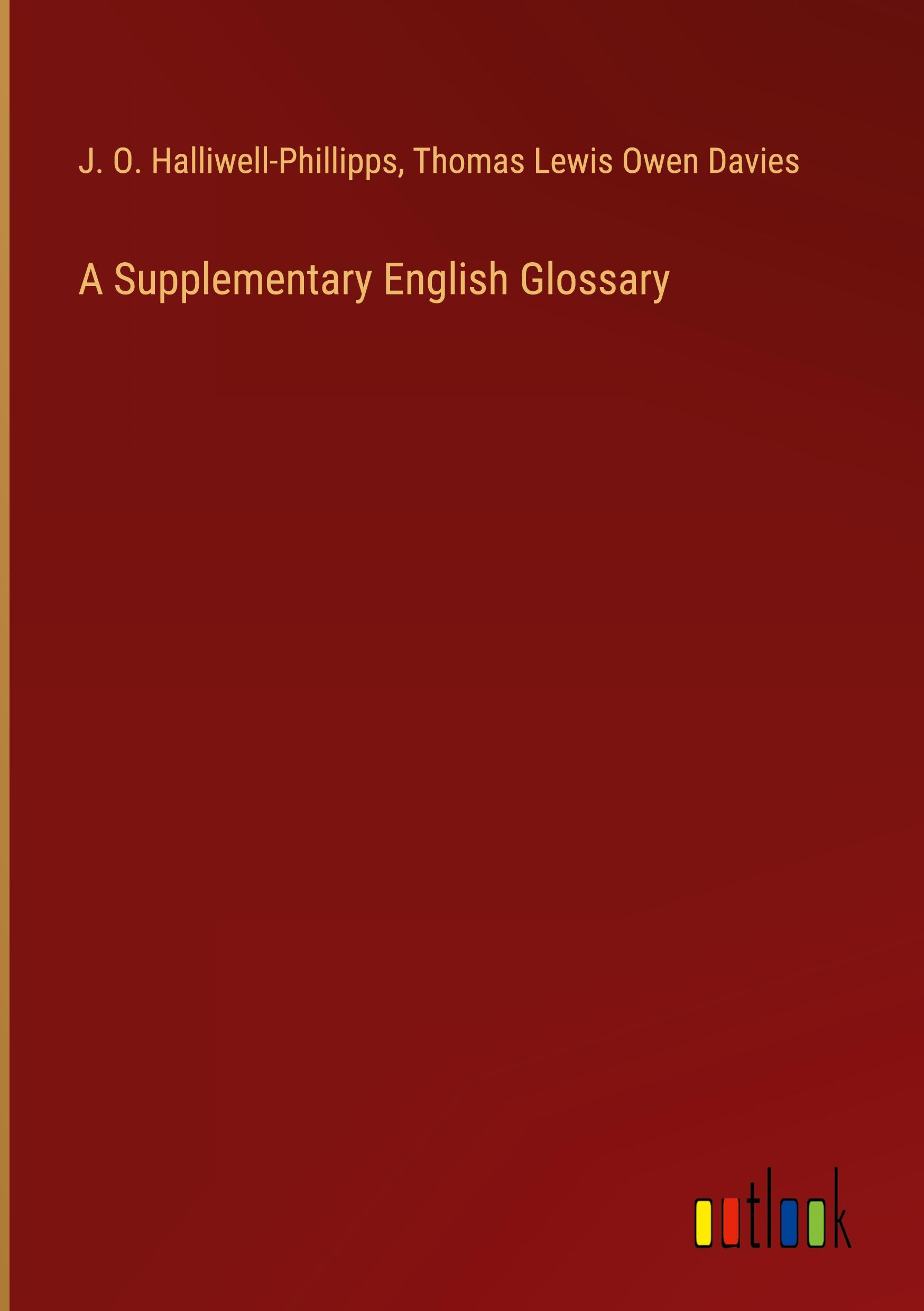 A Supplementary English Glossary