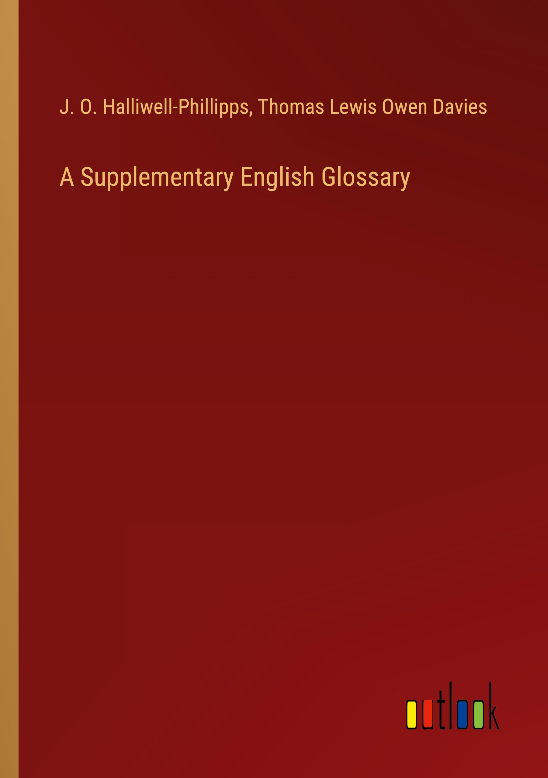 A Supplementary English Glossary