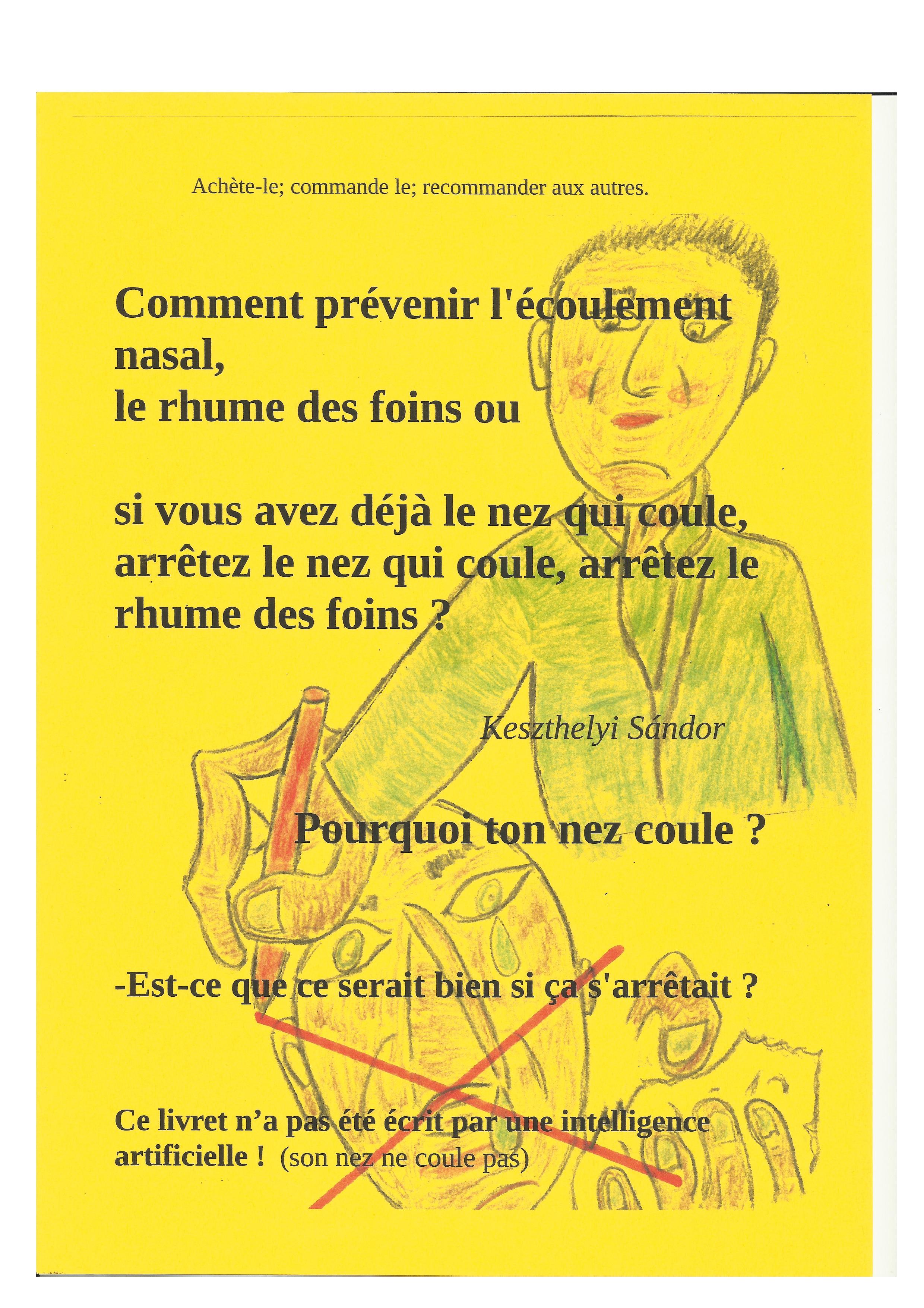 comment prévenir l'écoulement nasal, le rhume des foins ou si