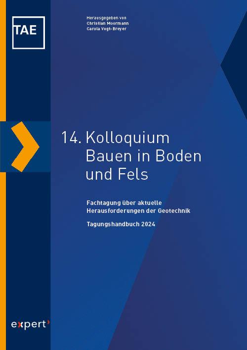 14. Kolloquium Bauen in Boden und Fels