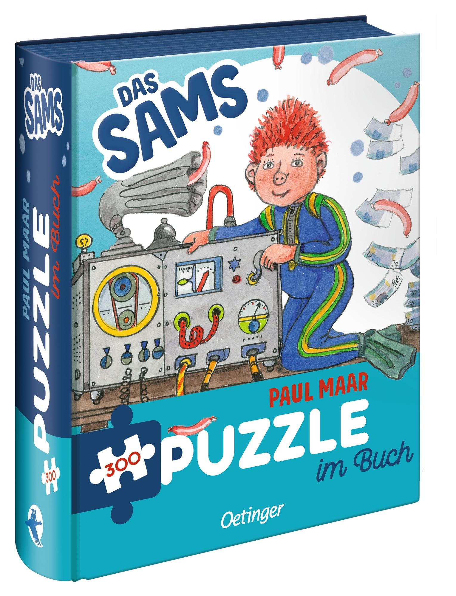 Das Sams. Puzzle im Buch. 300 Teile, Format 48 x 34 cm