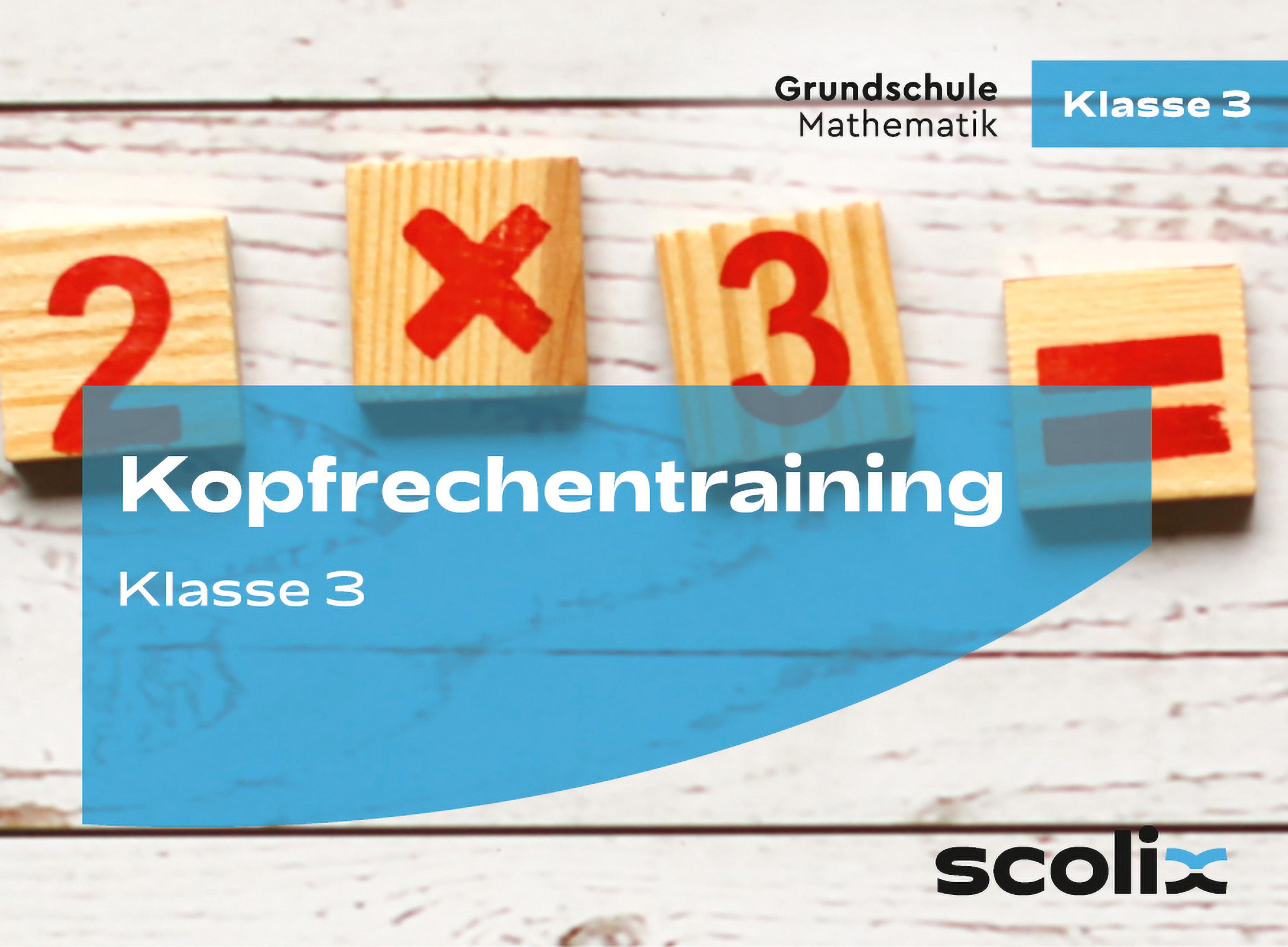 Kopfrechentraining für Klasse 3