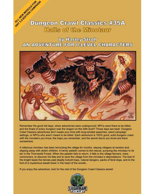 Dungeon Crawl Classics #35a Mini: Halls of the Minotaur