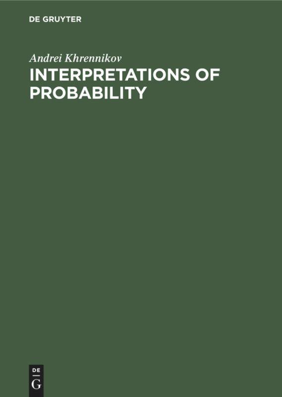 Interpretations of Probability