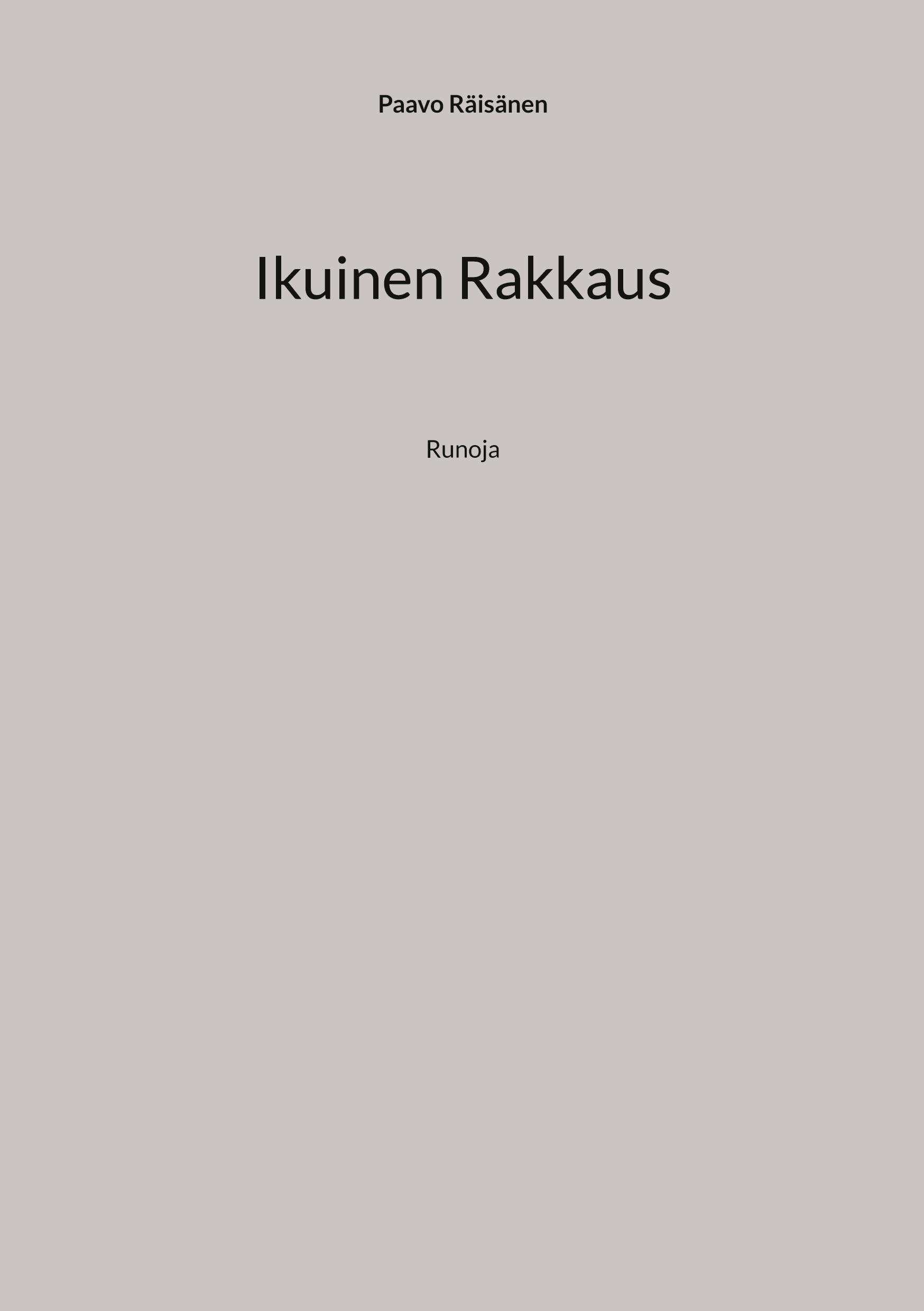 Ikuinen Rakkaus