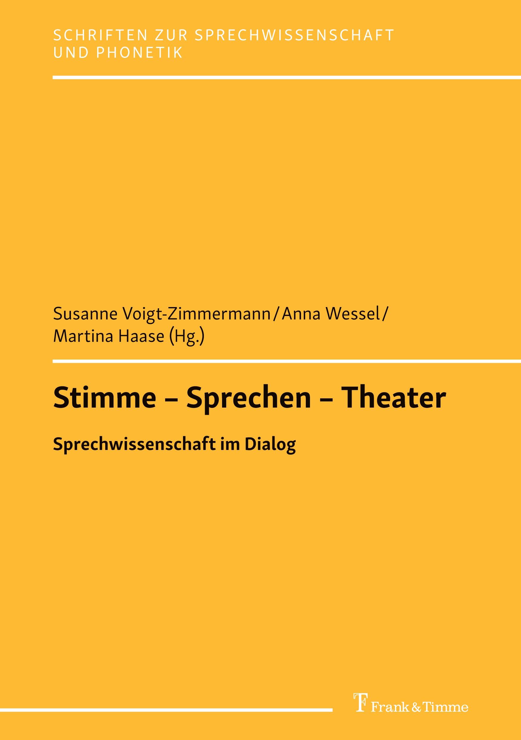 Stimme ¿ Sprechen ¿ Theater