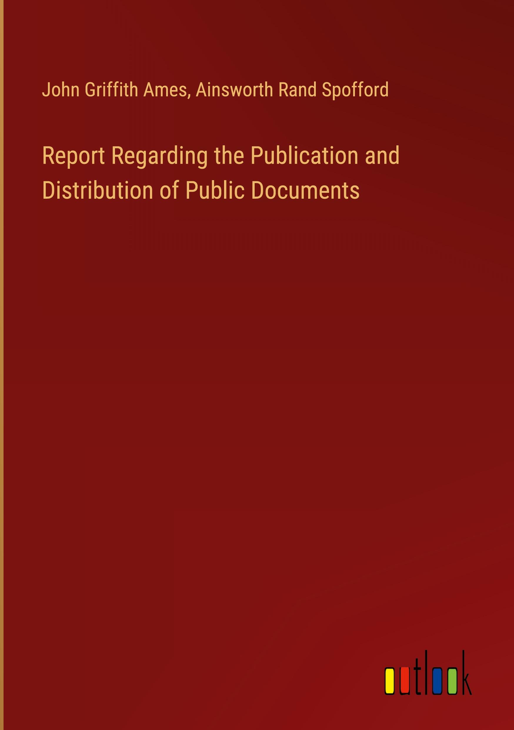 Report Regarding the Publication and Distribution of Public Documents