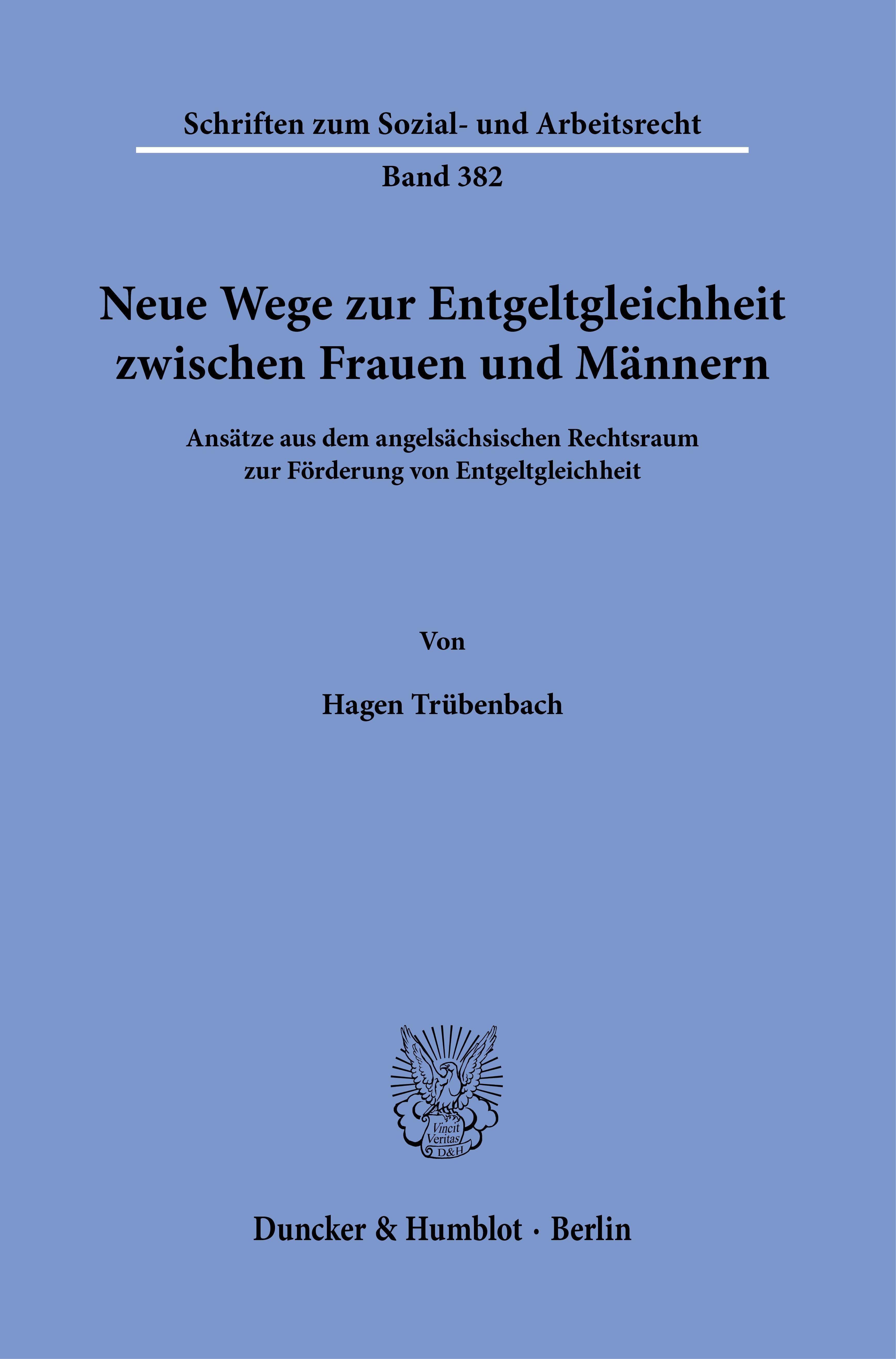 Neue Wege zur Entgeltgleichheit zwischen Frauen und Männern