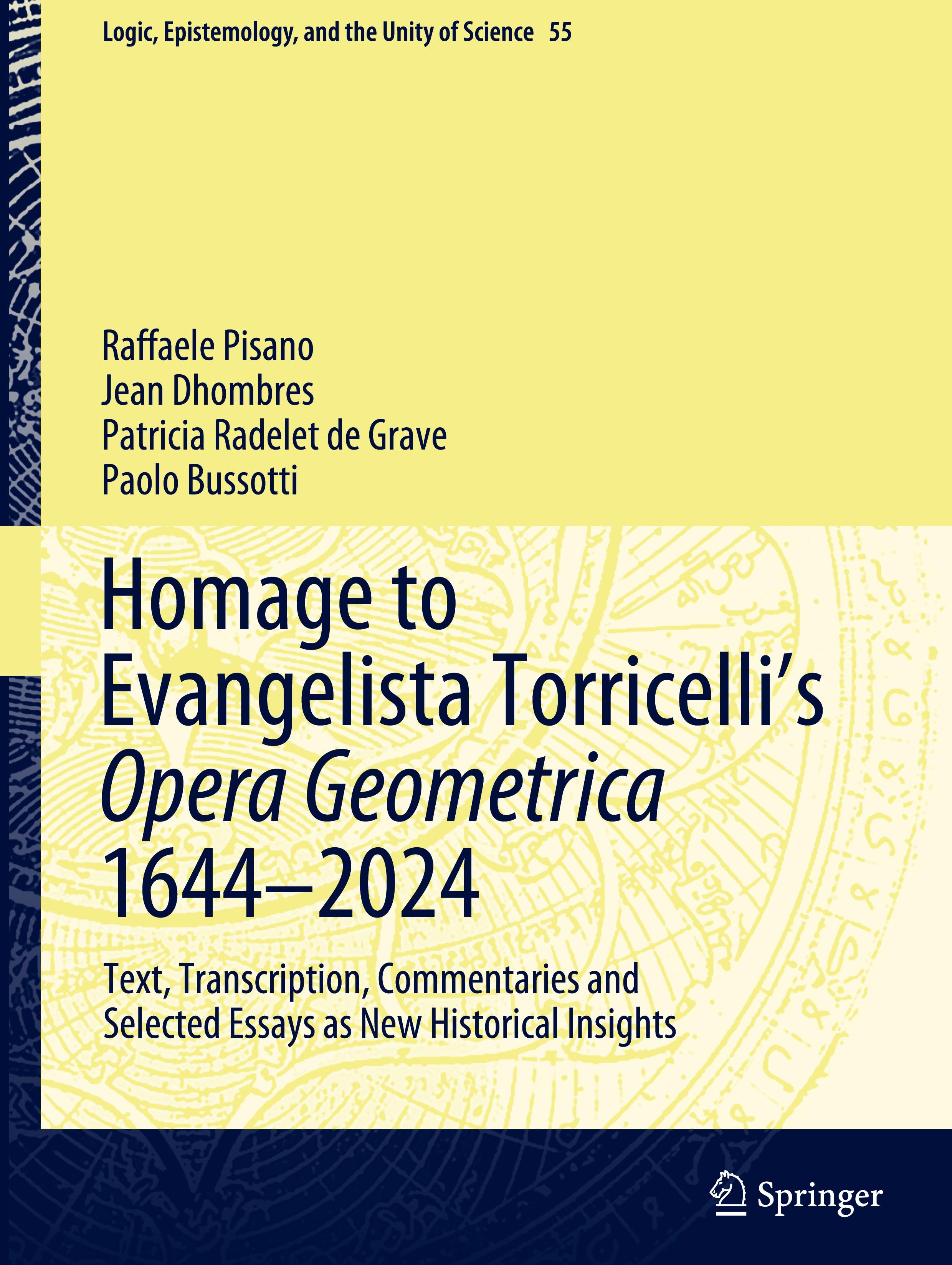 Homage to Evangelista Torricelli¿s Opera Geometrica 1644¿2024