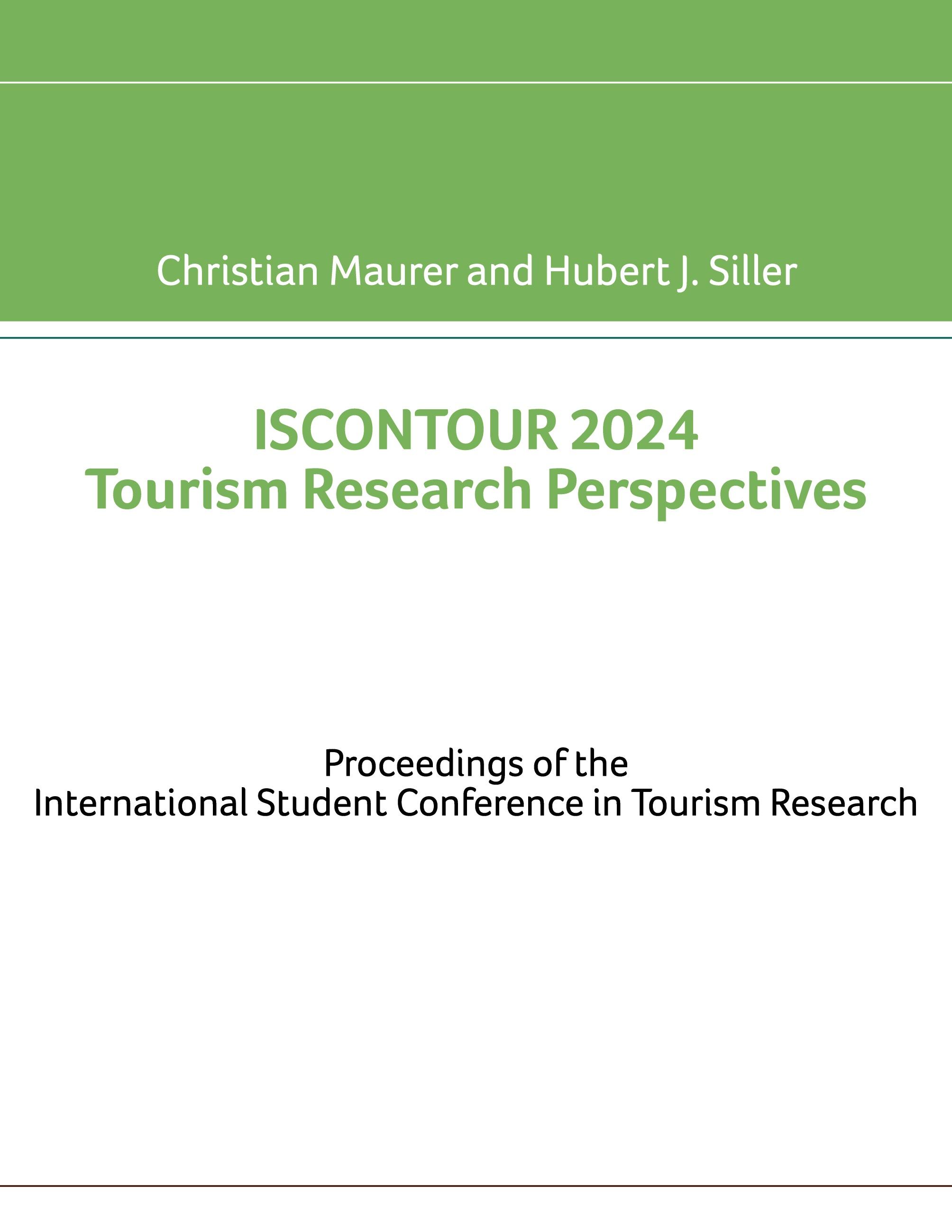 ISCONTOUR 2024 Tourism Research Perspectives