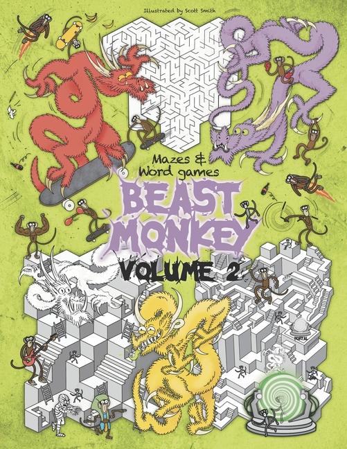 BEAST MONKEY volume 2 mazes and word games