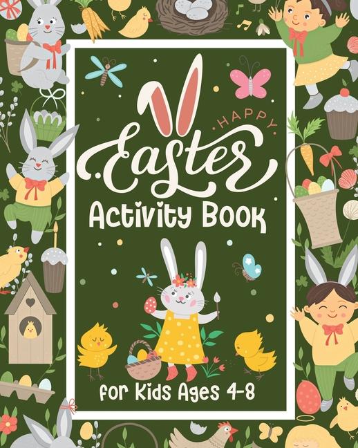 Easter Activity Book for Kids Ages 4-8