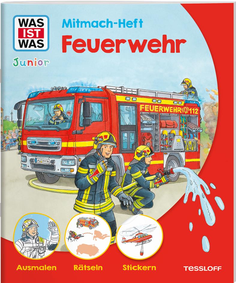 WAS IST WAS Junior Mitmach-Heft Feuerwehr