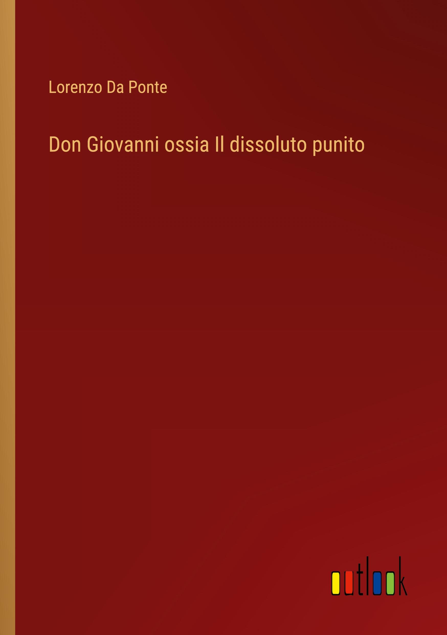 Don Giovanni ossia Il dissoluto punito