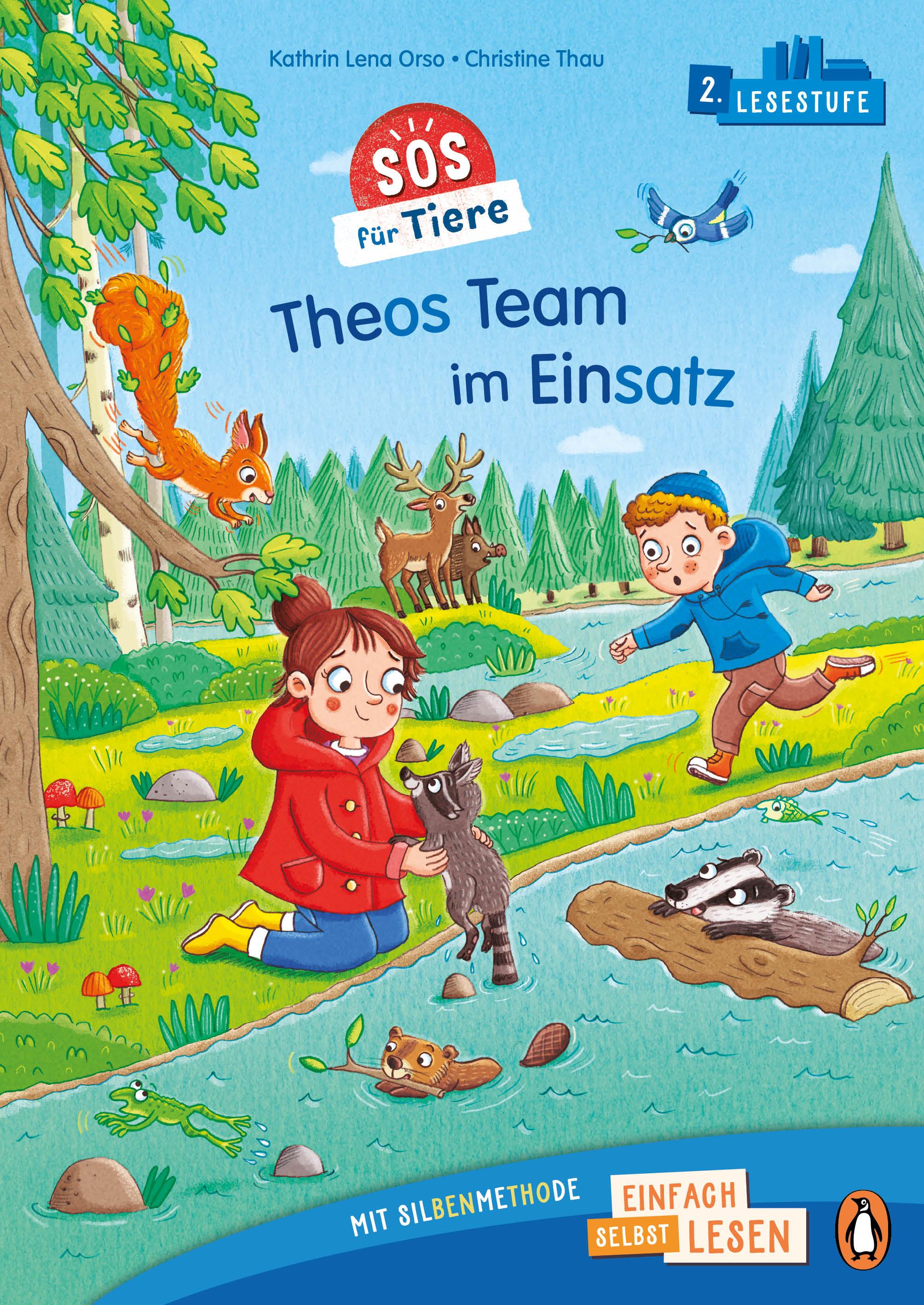 Penguin JUNIOR - Einfach selbst lesen: SOS für Tiere - Theos Team im Einsatz (Lesestufe 2)