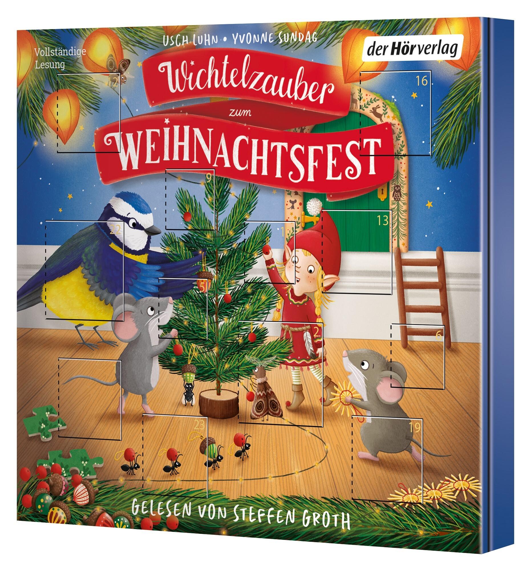 Wichtelzauber zum Weihnachtsfest - 24 Adventskalender-Geschichten