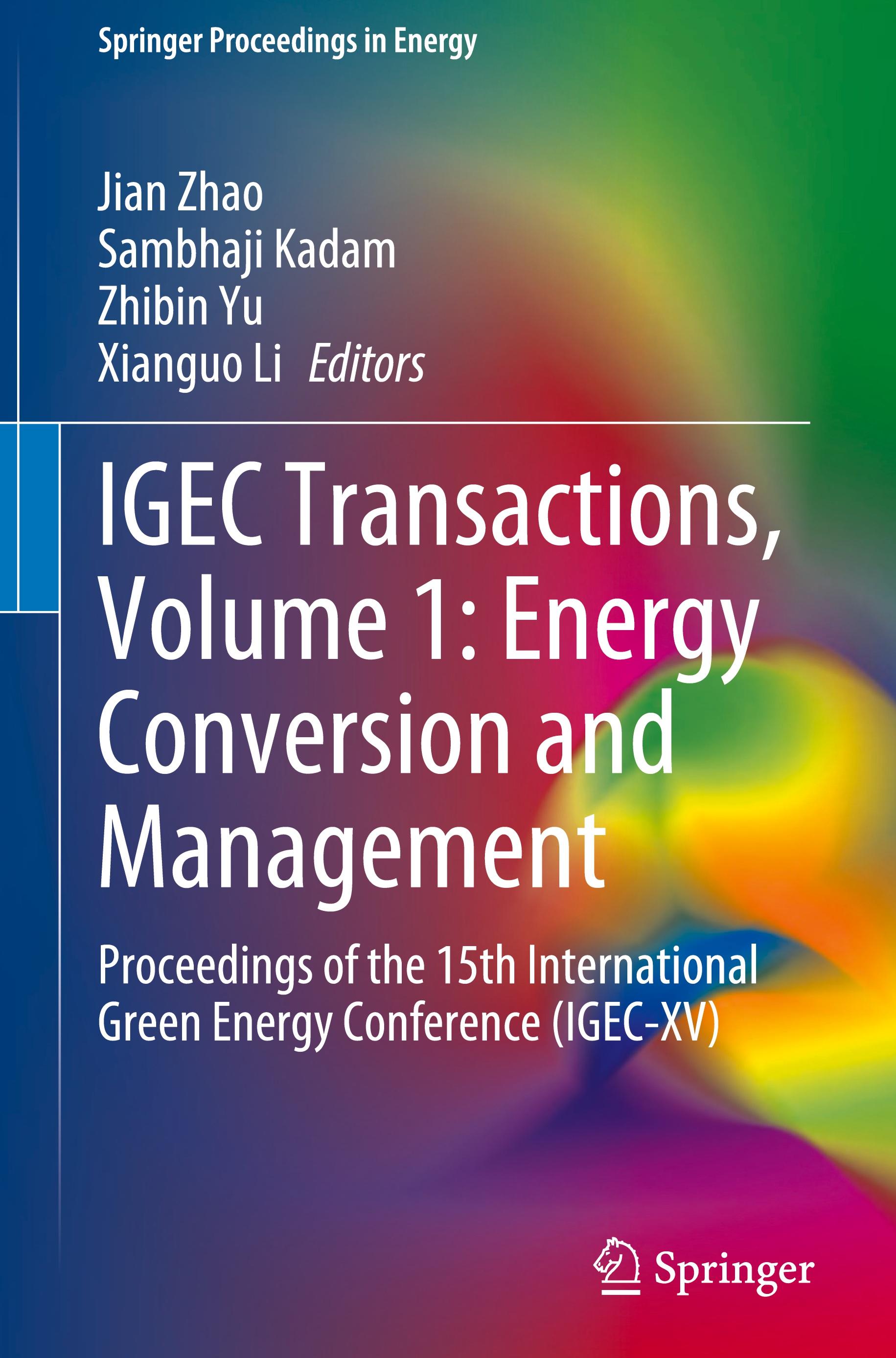 IGEC Transactions, Volume 1: Energy Conversion and Management