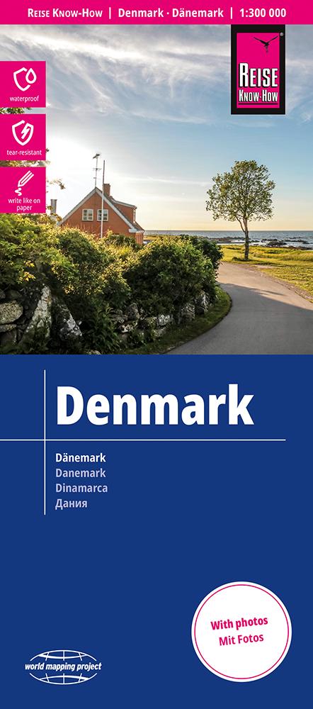 Reise Know-How Landkarte Dänemark / Denmark (1:300.000)