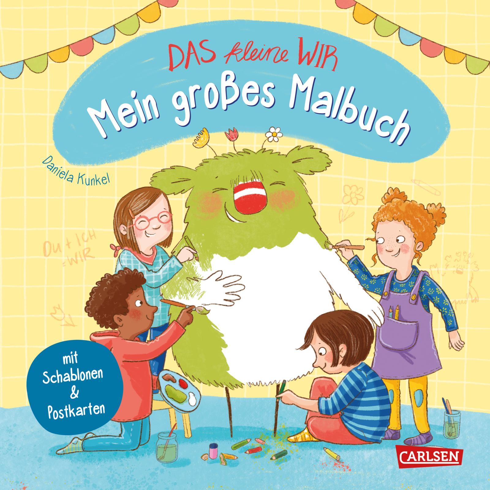 Das kleine WIR: Mein großes Malbuch