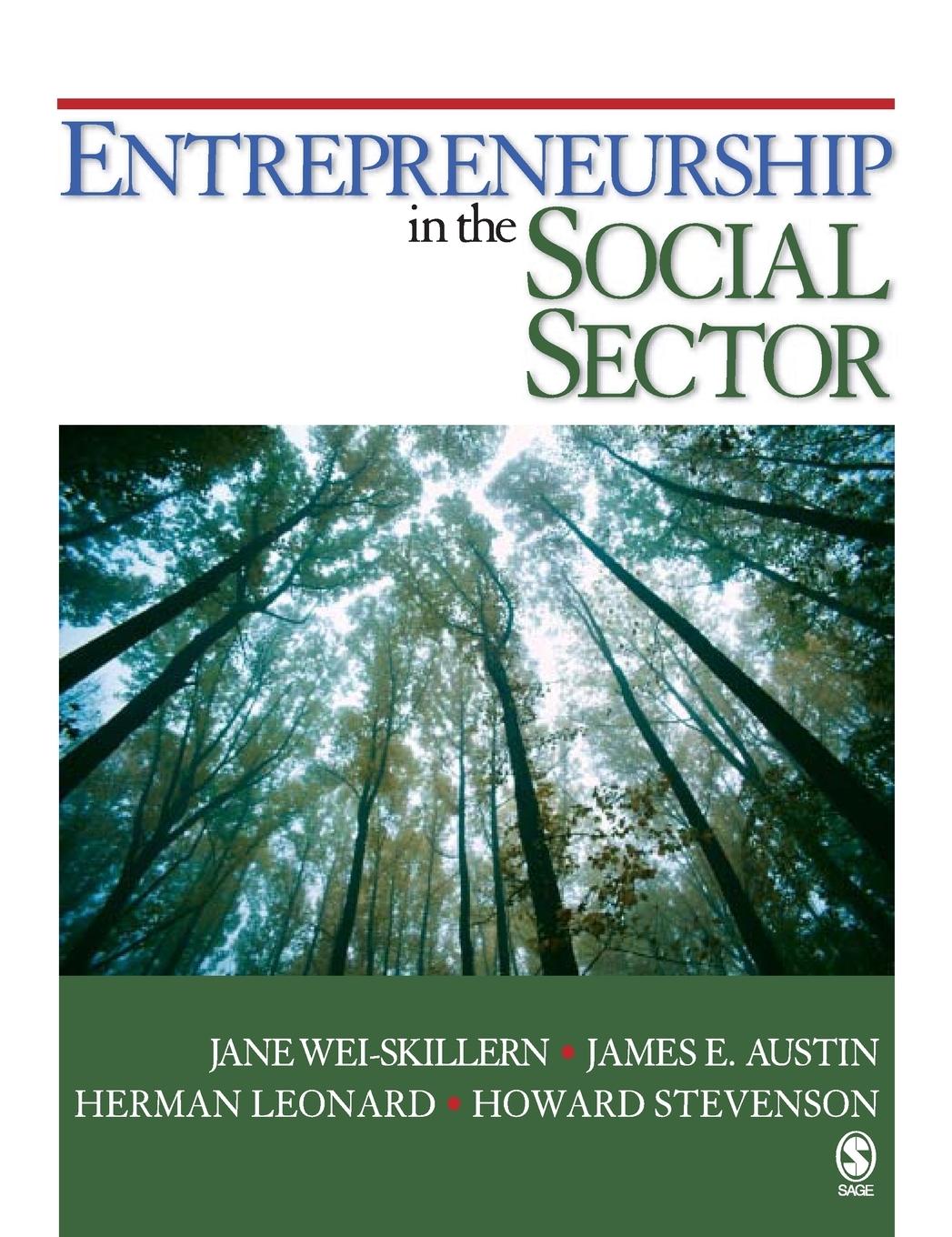 Entrepreneurship in the Social Sector