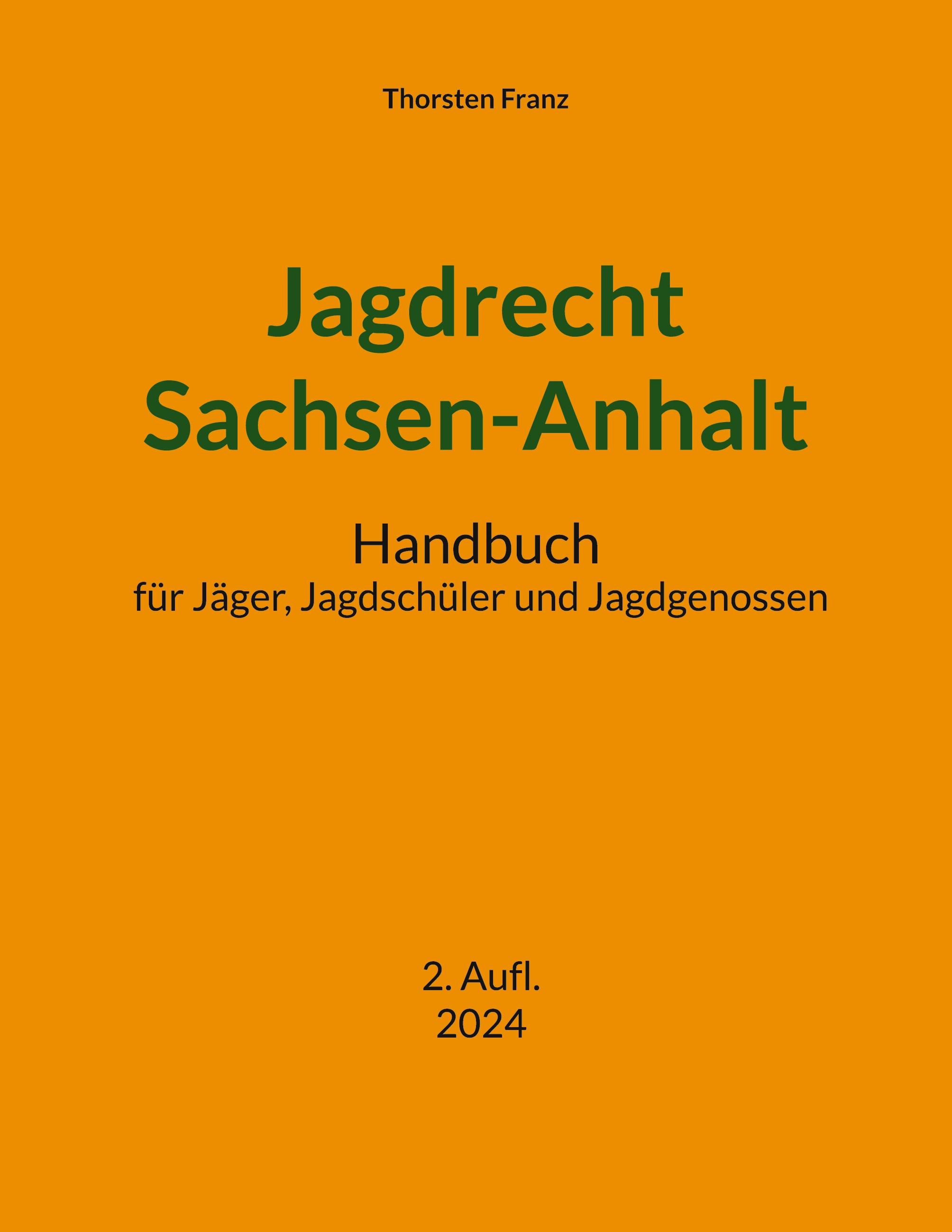 Jagdrecht Sachsen-Anhalt