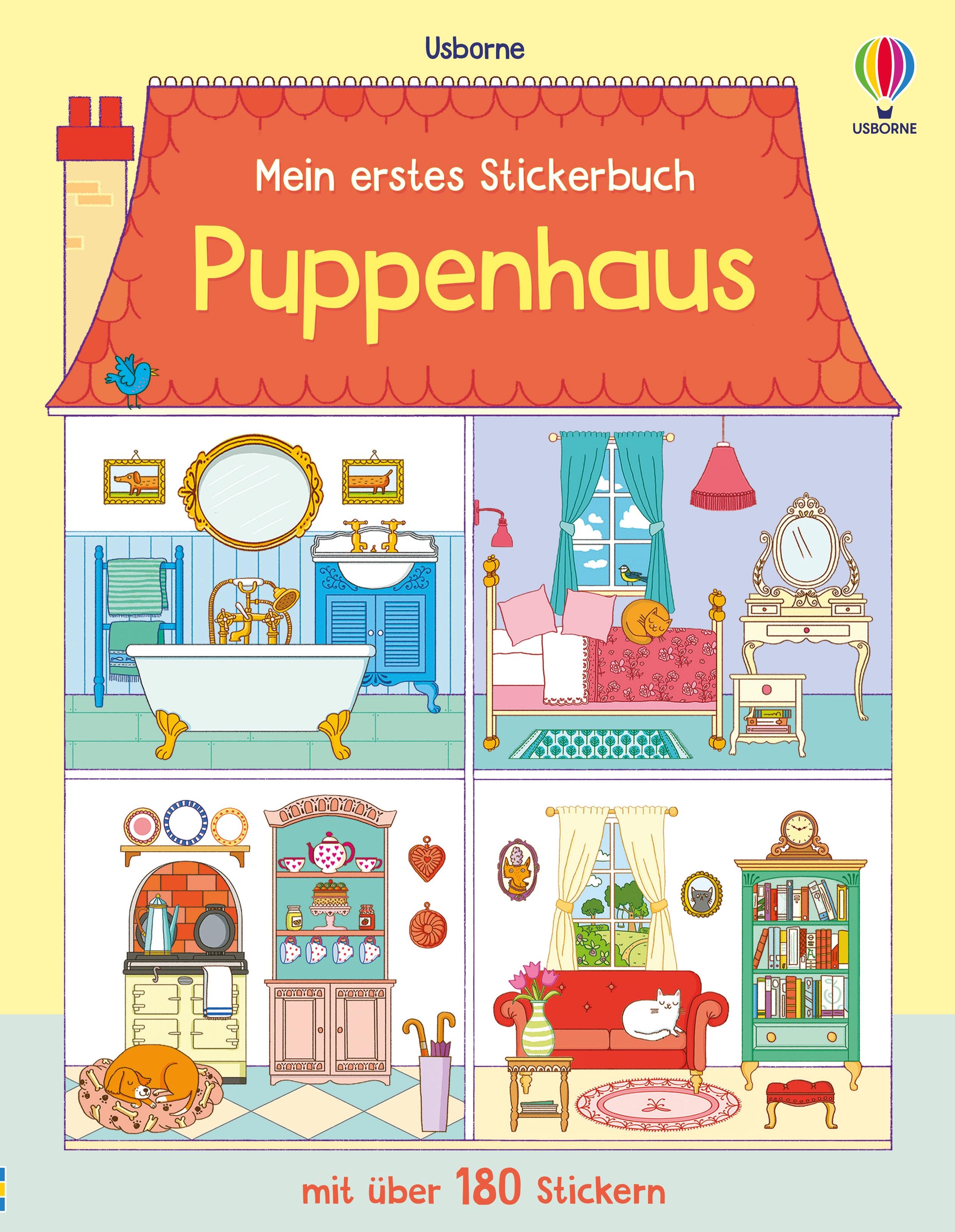 Mein erstes Stickerbuch: Puppenhaus