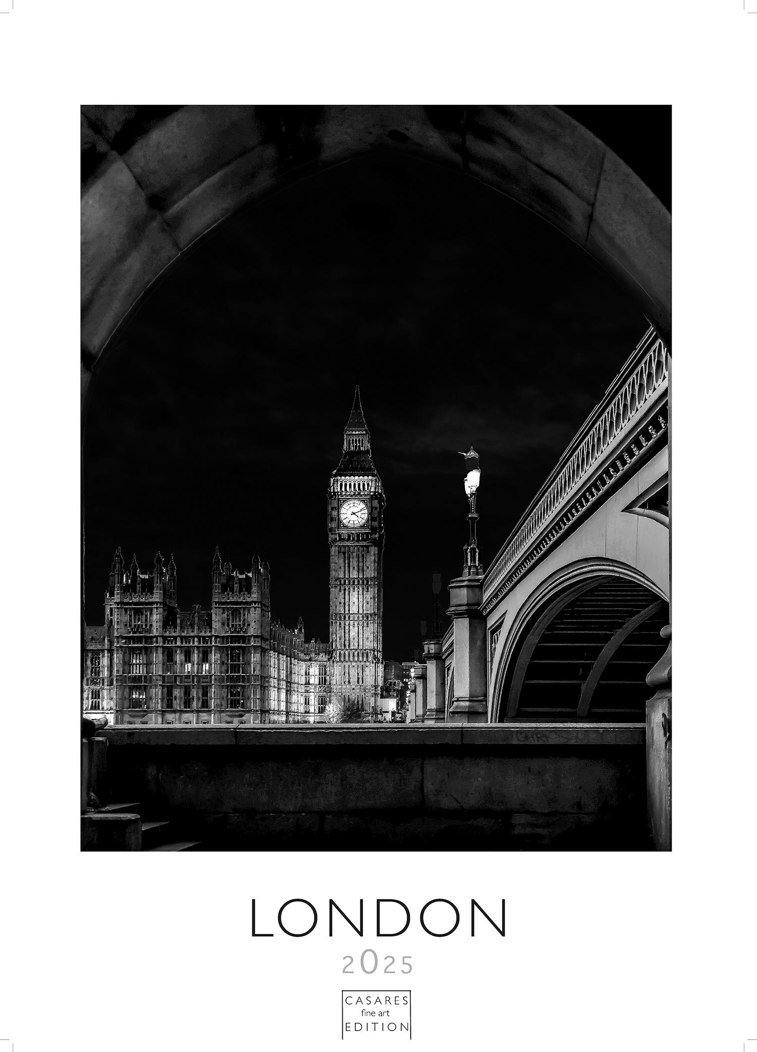 London schwarz-weiss 2025 L 59x42cm