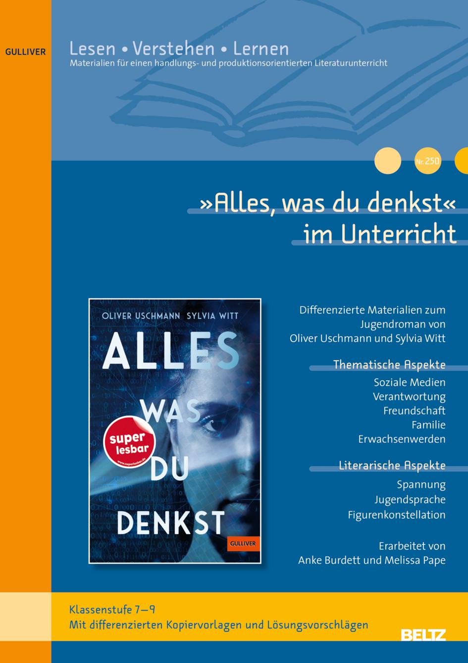 'Alles, was du denkst' im Unterricht