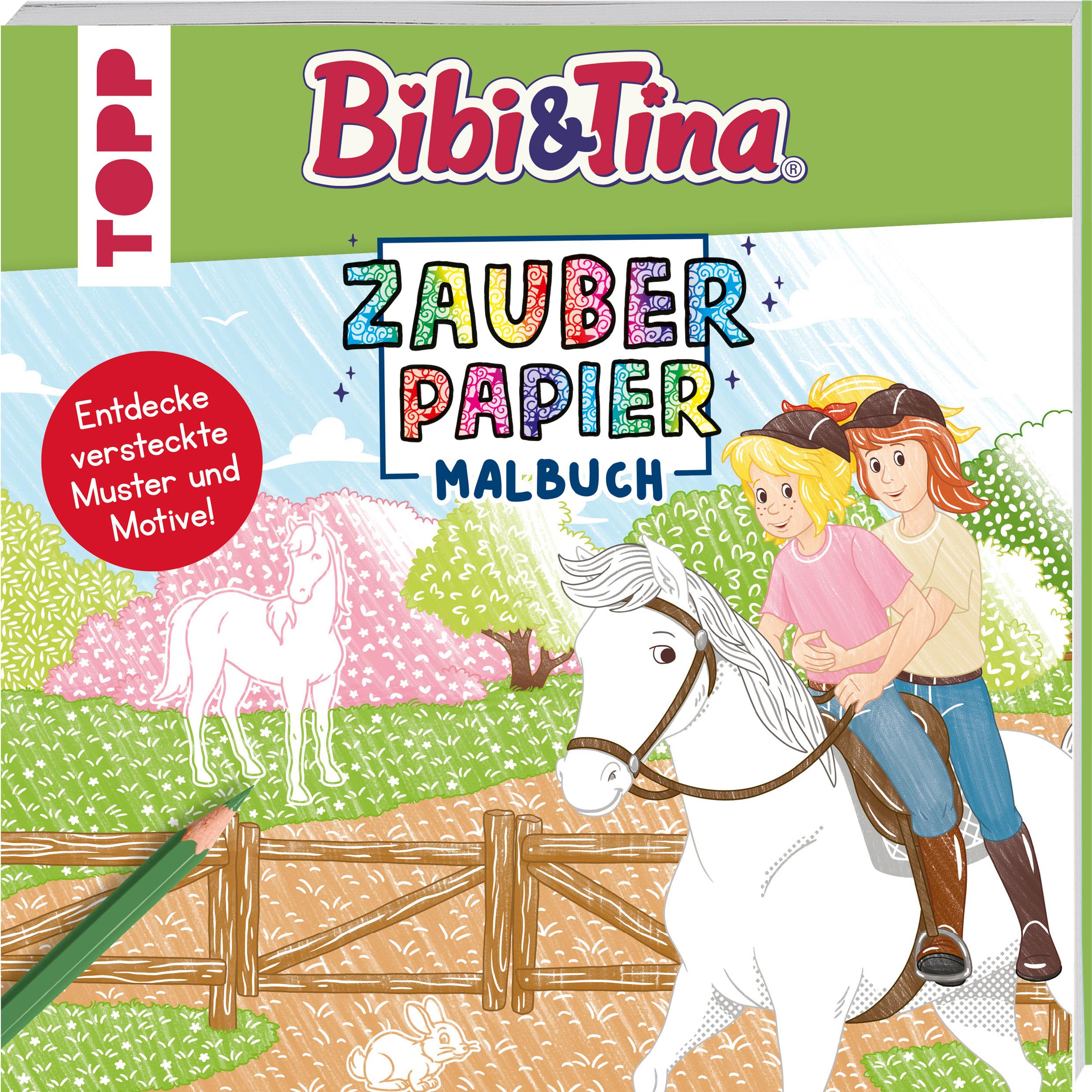 Zauberpapier Malbuch Bibi & Tina