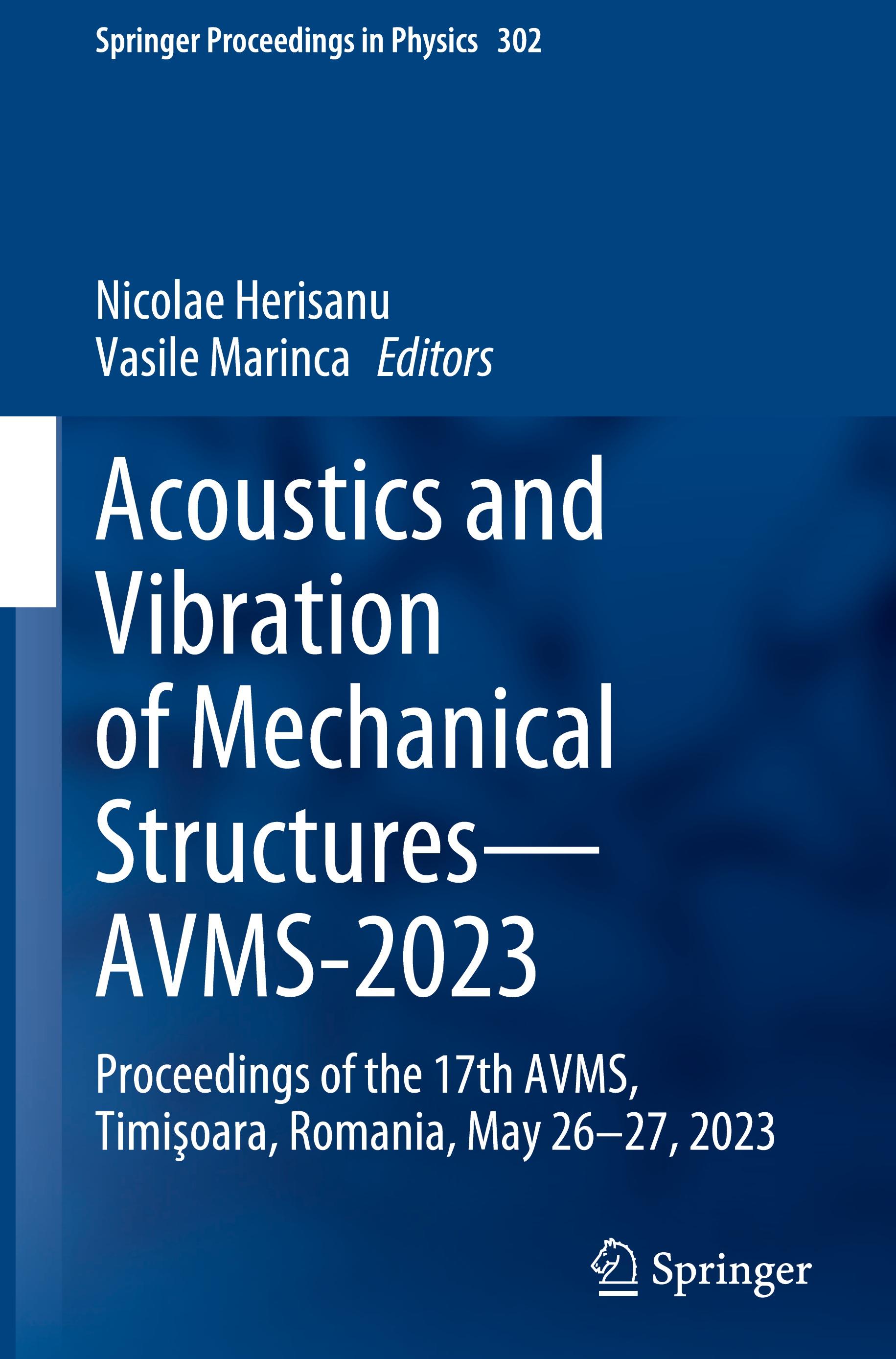 Acoustics and Vibration of Mechanical Structures¿AVMS-2023